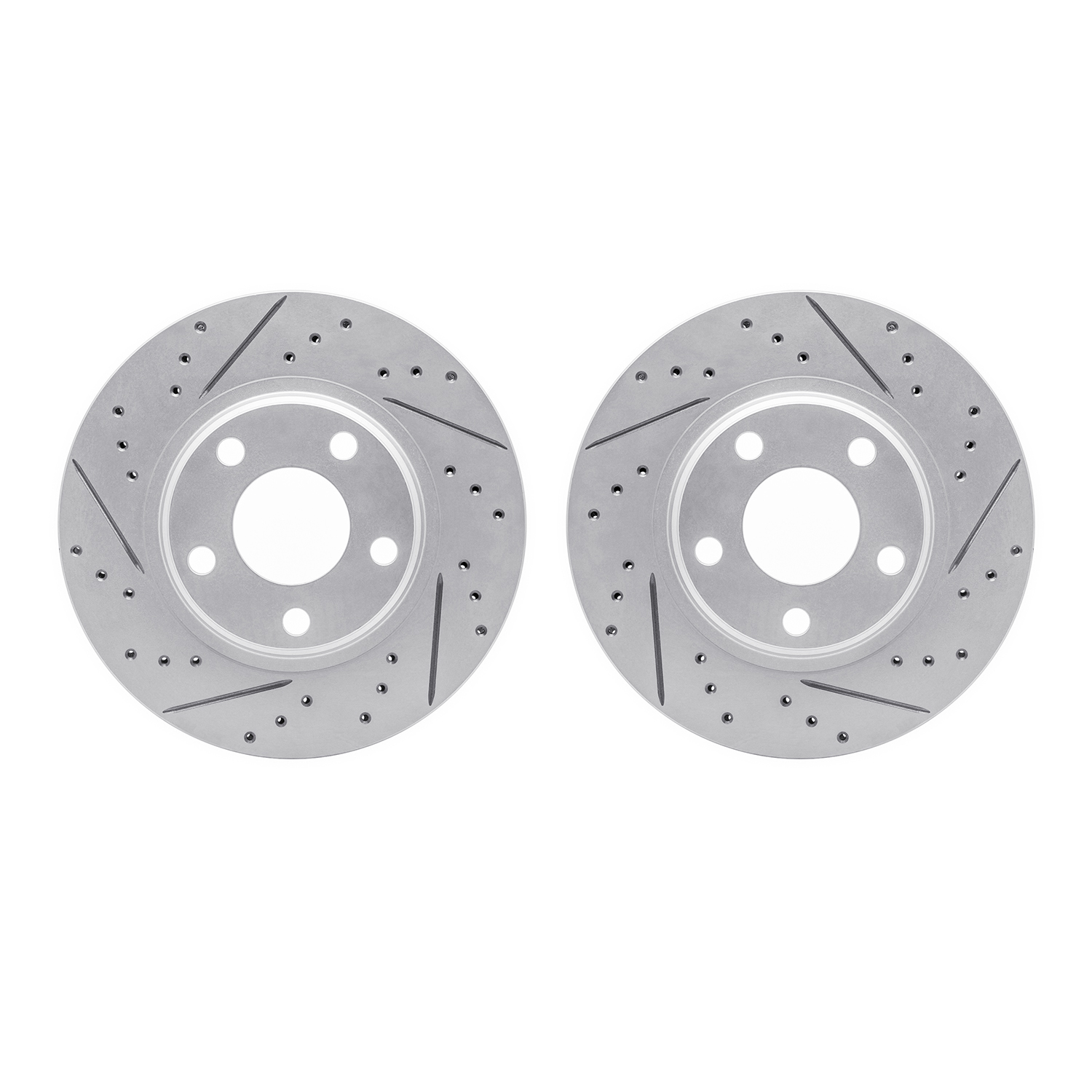 DFC Rear Drilled Slotted Brake Rotors (Set of 2) - 3