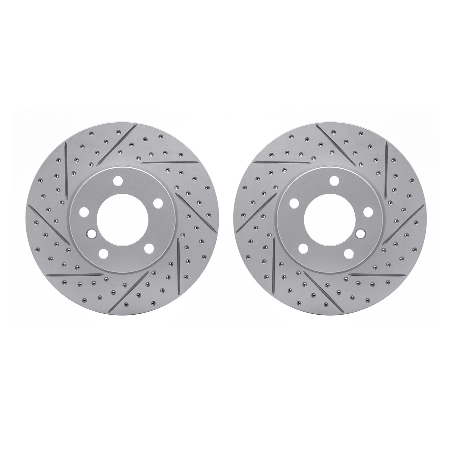 DFC Front Drilled Slotted Brake Rotors (Set of 2) - 3