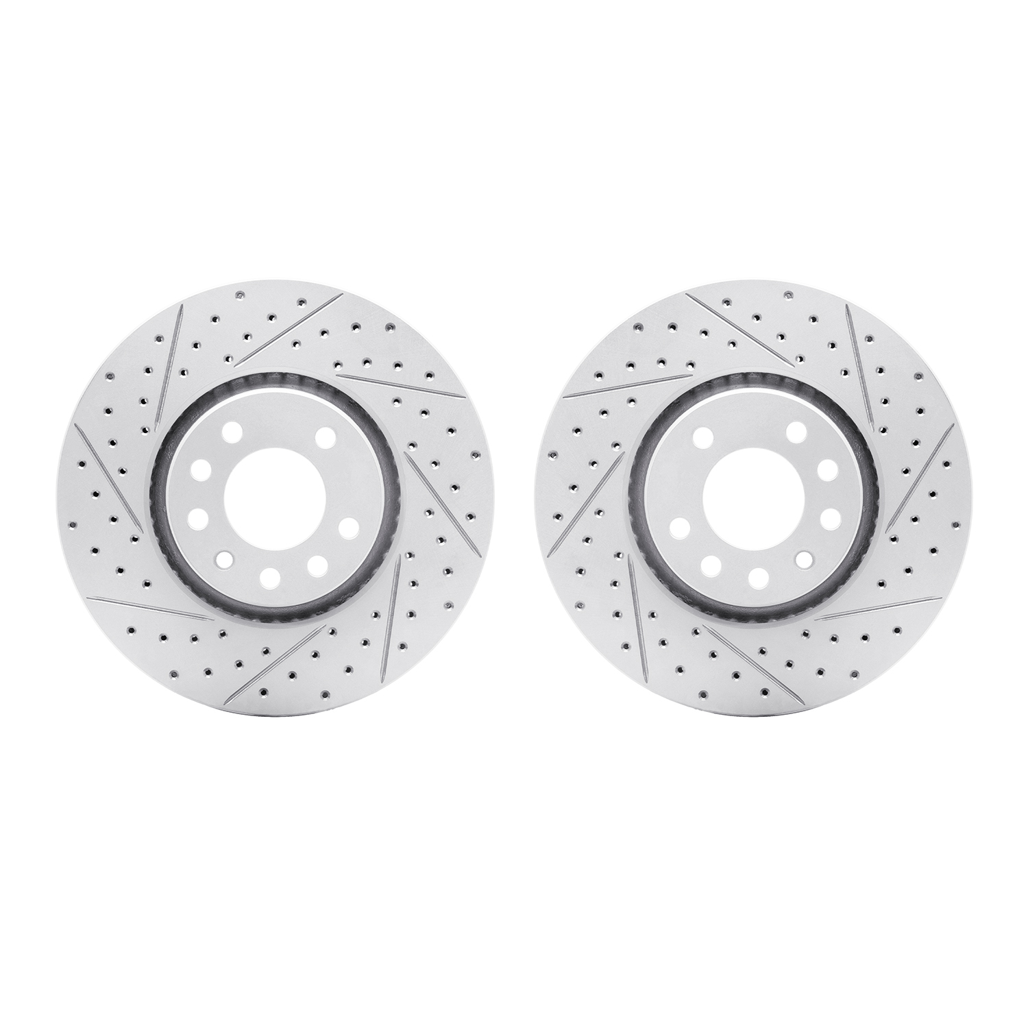 DFC Front Drilled Slotted Brake Rotors (Set of 2) - 5