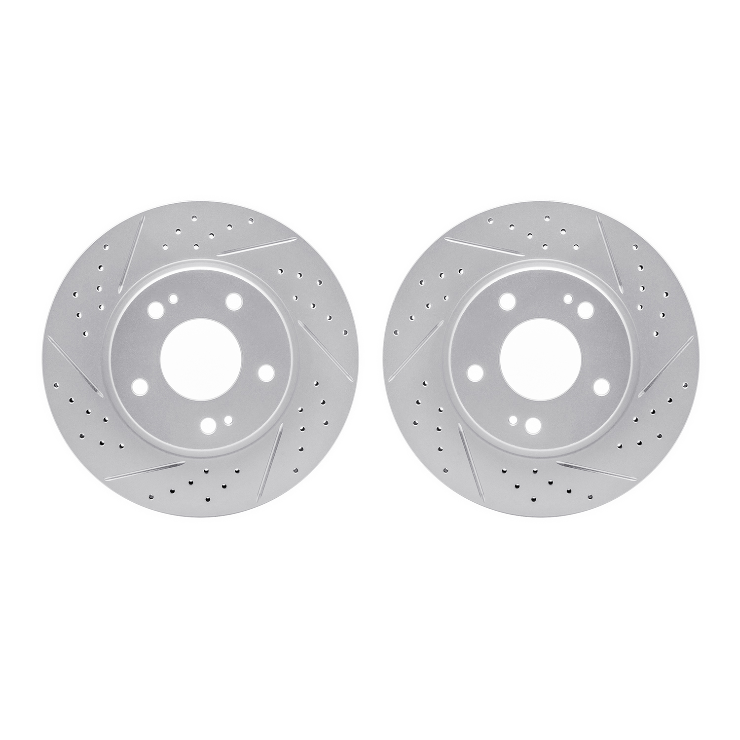 DFC Front Drilled Slotted Brake Rotors (Set of 2) - 3