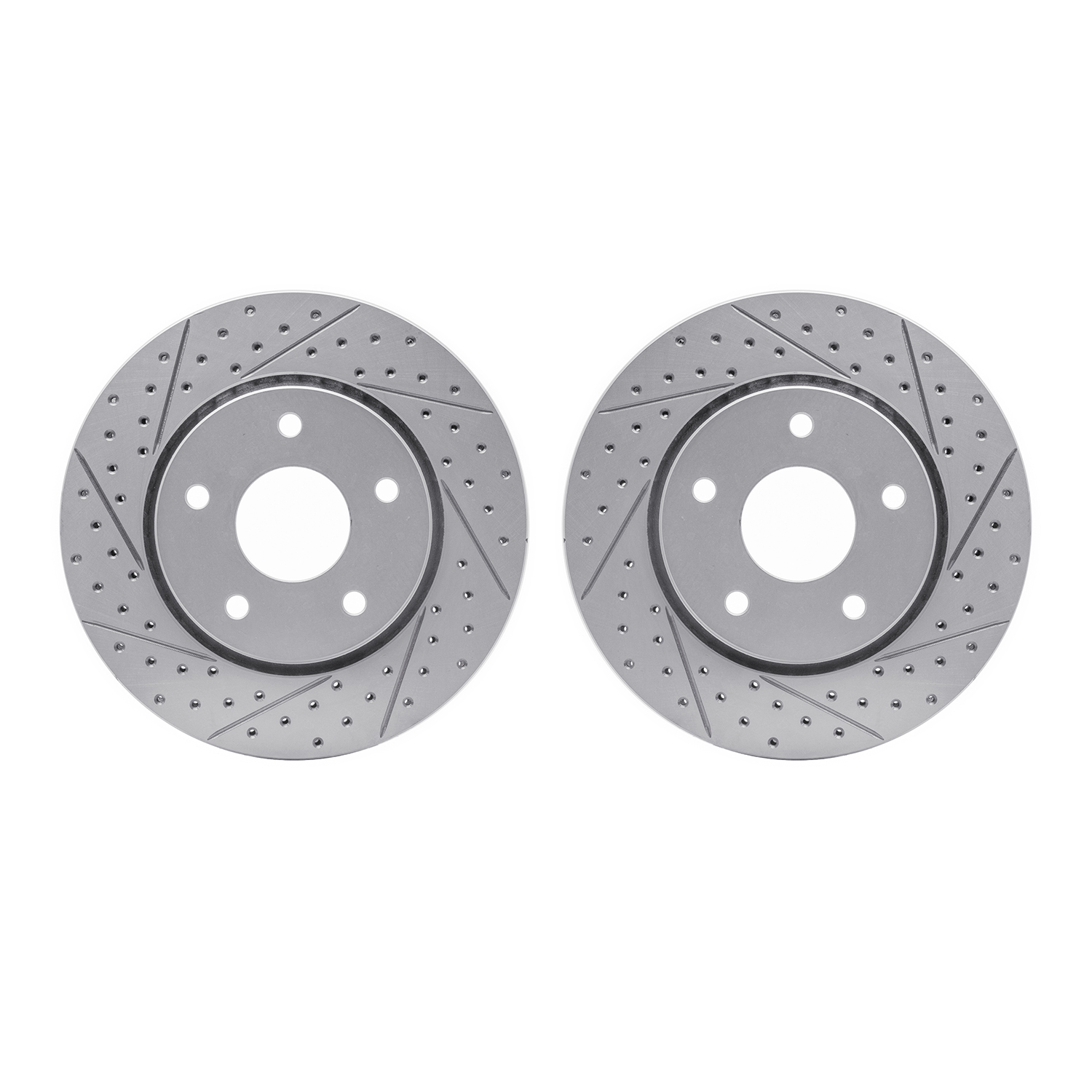 DFC Front Drilled Slotted Brake Rotors (Set of 2) - 3