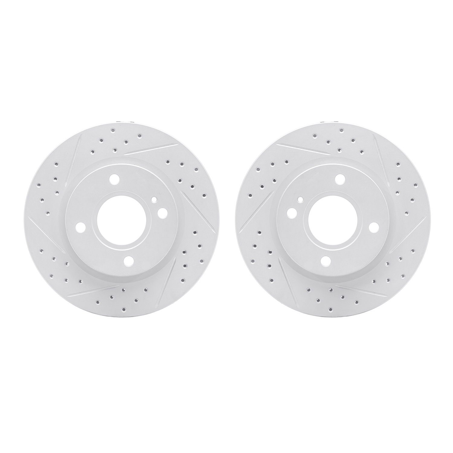DFC Front Drilled Slotted Brake Rotors (Set of 2) - 3