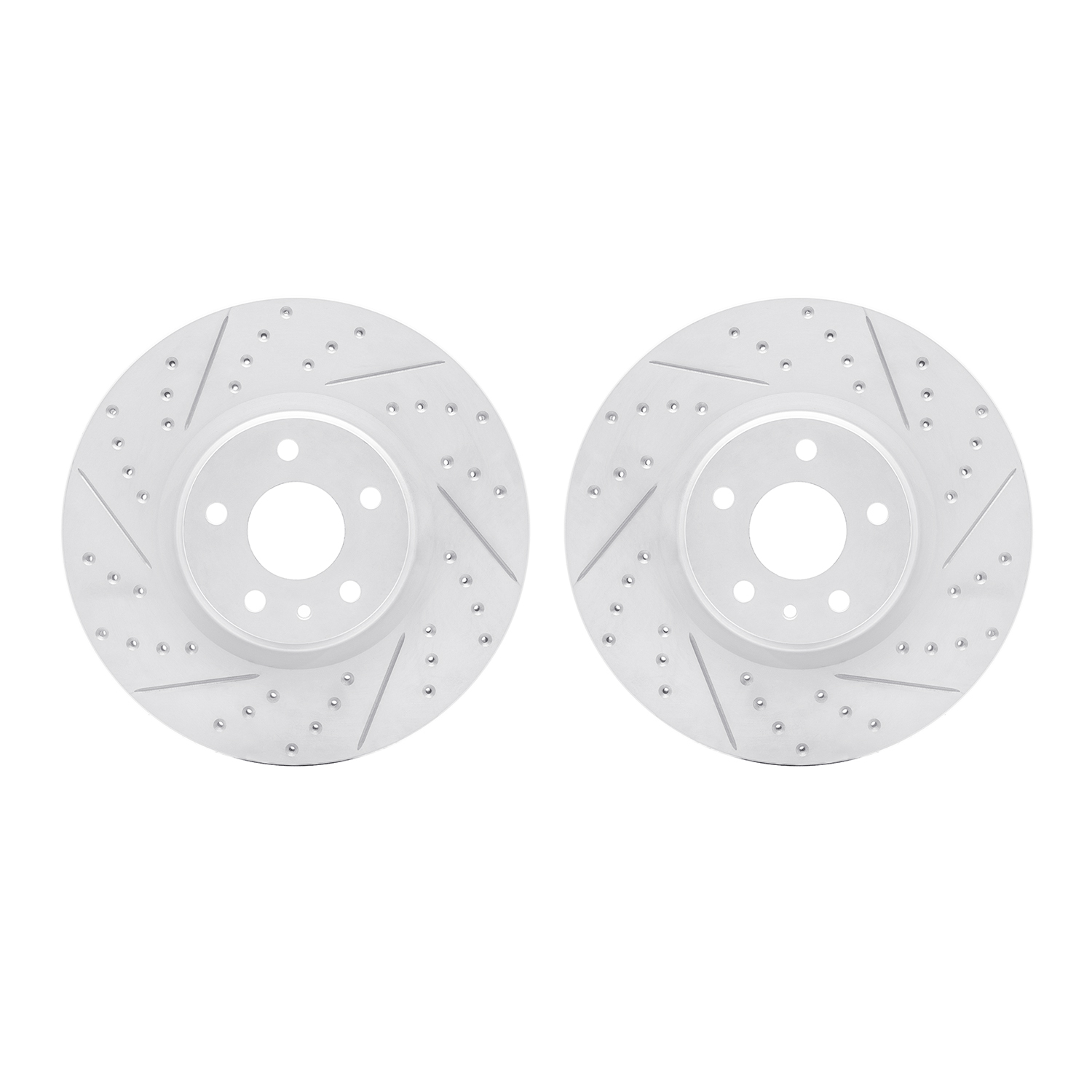 DFC Front Drilled Slotted Brake Rotors (Set of 2) - 3