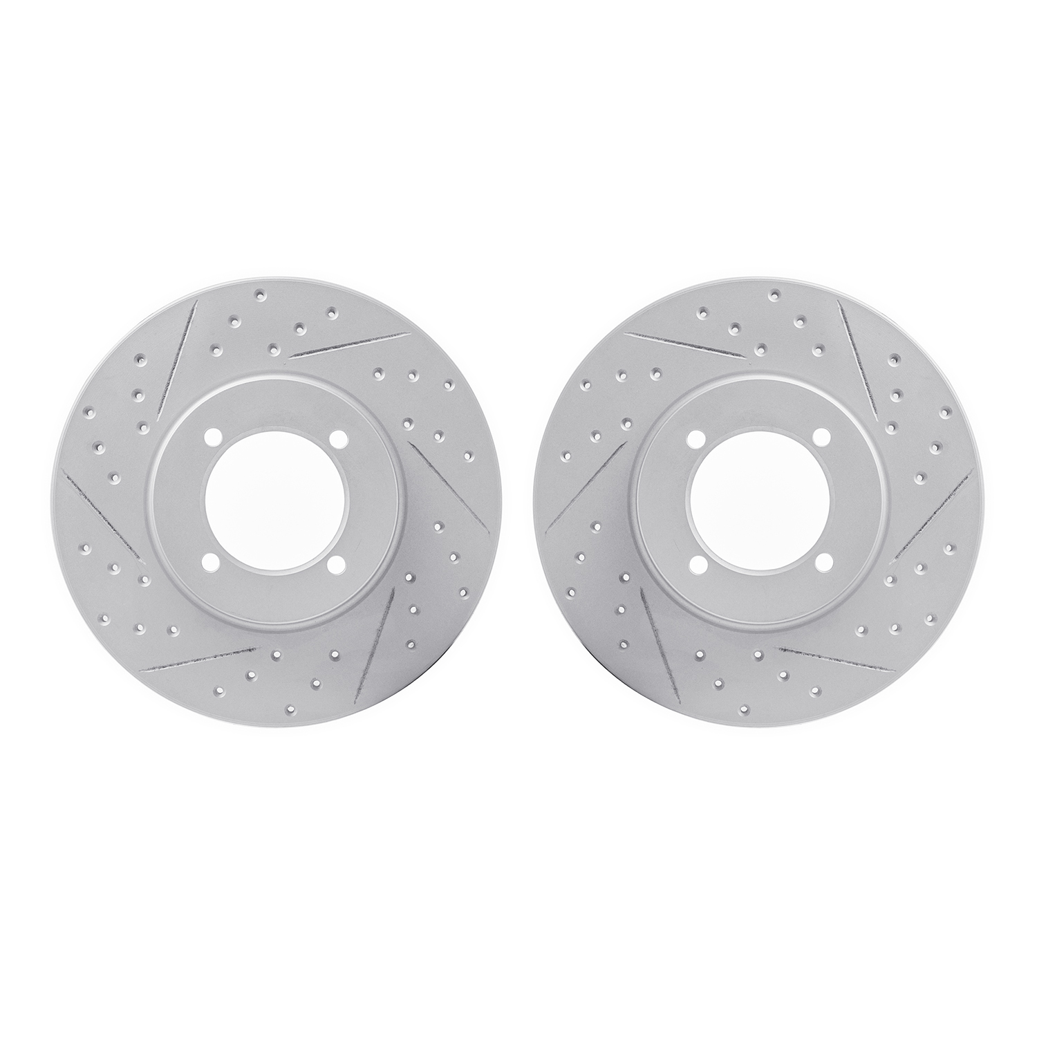DFC Front Drilled Slotted Brake Rotors (Set of 2) - 4