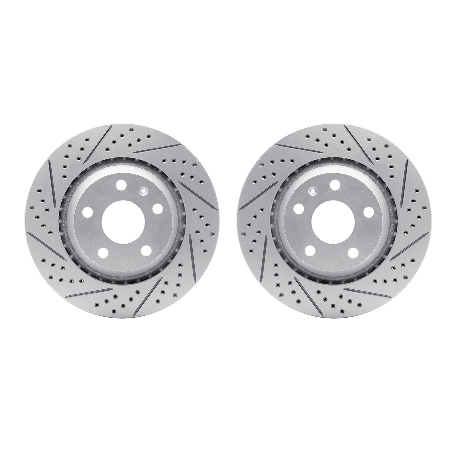 DFC Rear Drilled Slotted Brake Rotors (Set of 2) - 3