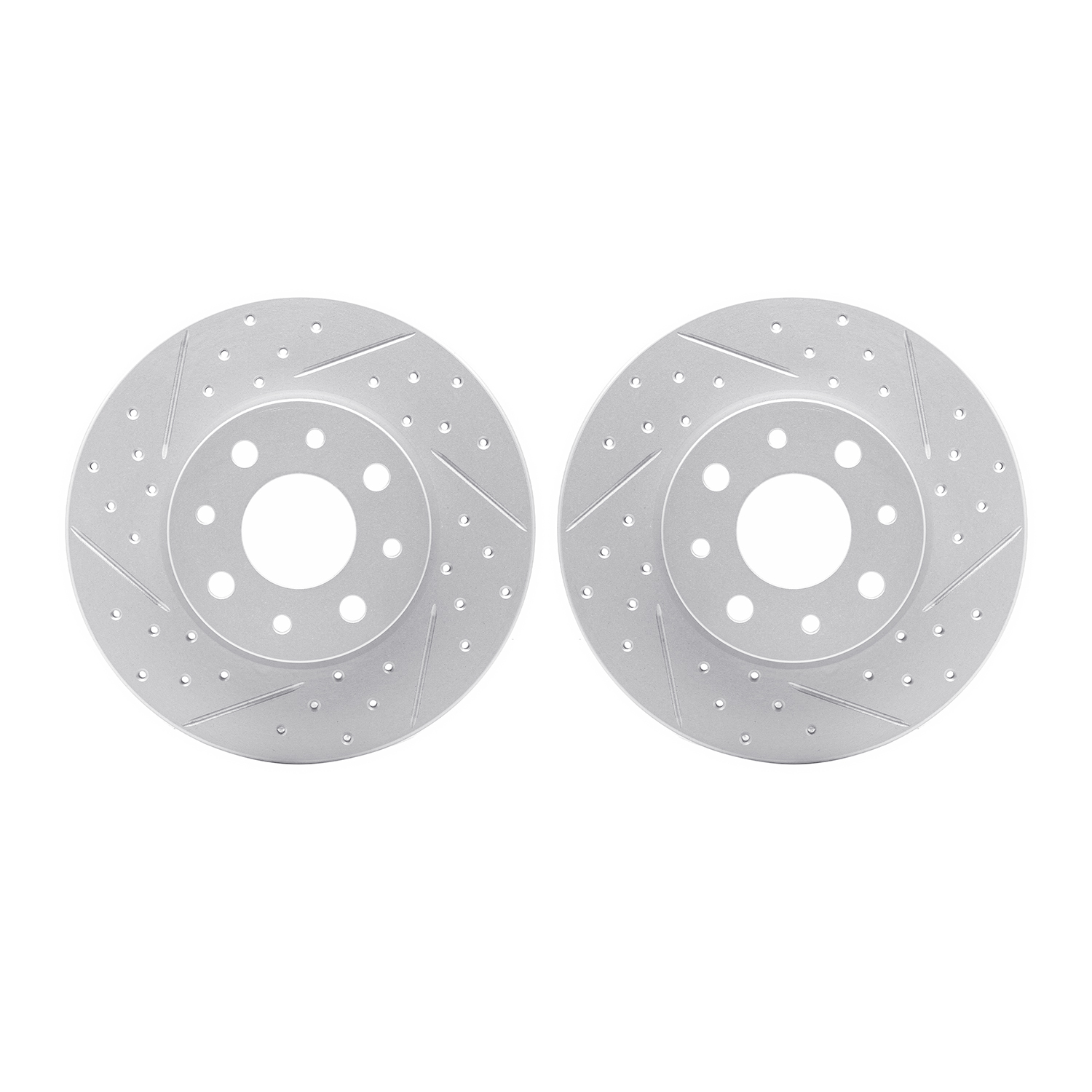 DFC Rear Drilled Slotted Brake Rotors (Set of 2) - 3