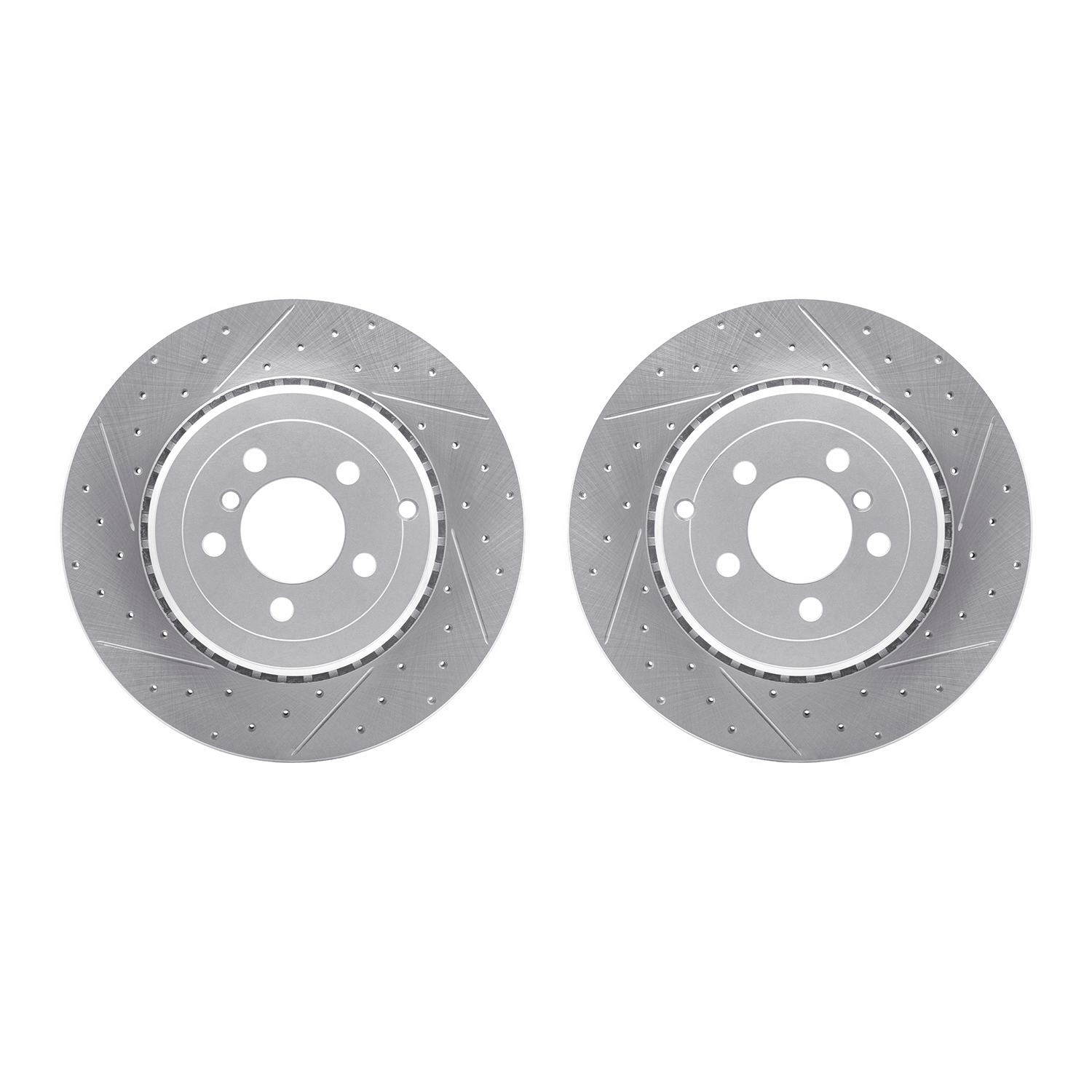 DFC Rear Drilled Slotted Brake Rotors (Set of 2) - 3