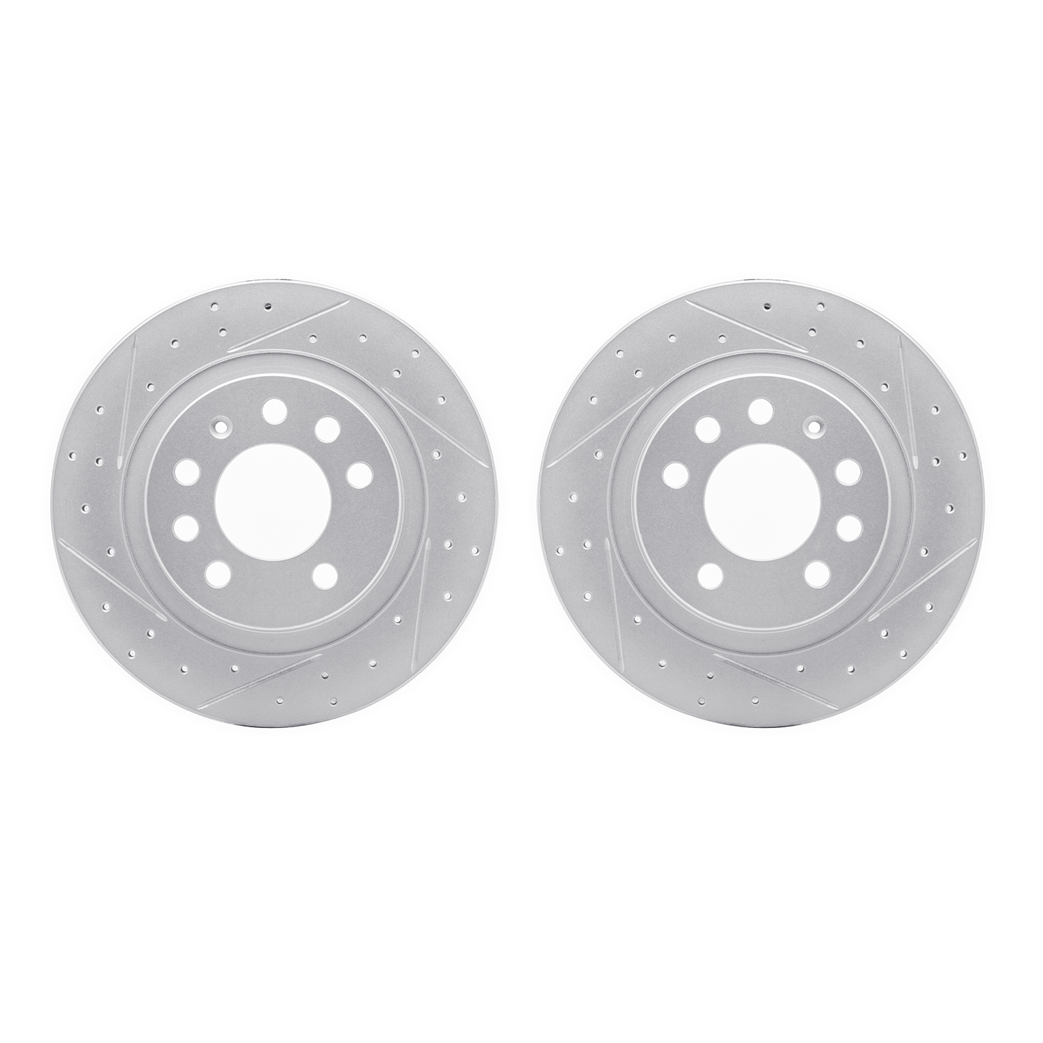 DFC Rear Drilled Slotted Brake Rotors (Set of 2) - 3