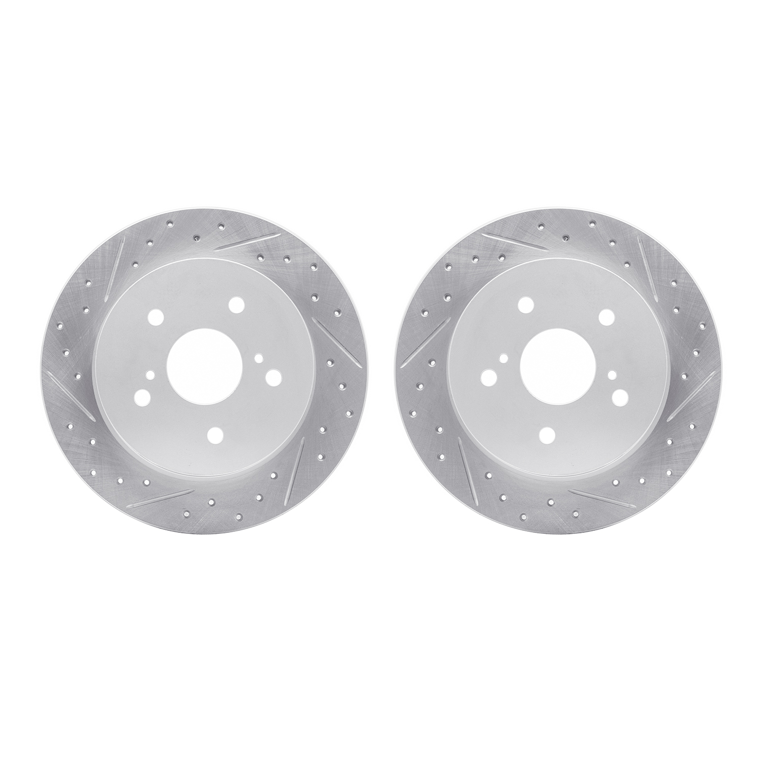 DFC Rear Drilled Slotted Brake Rotors (Set of 2) - 3
