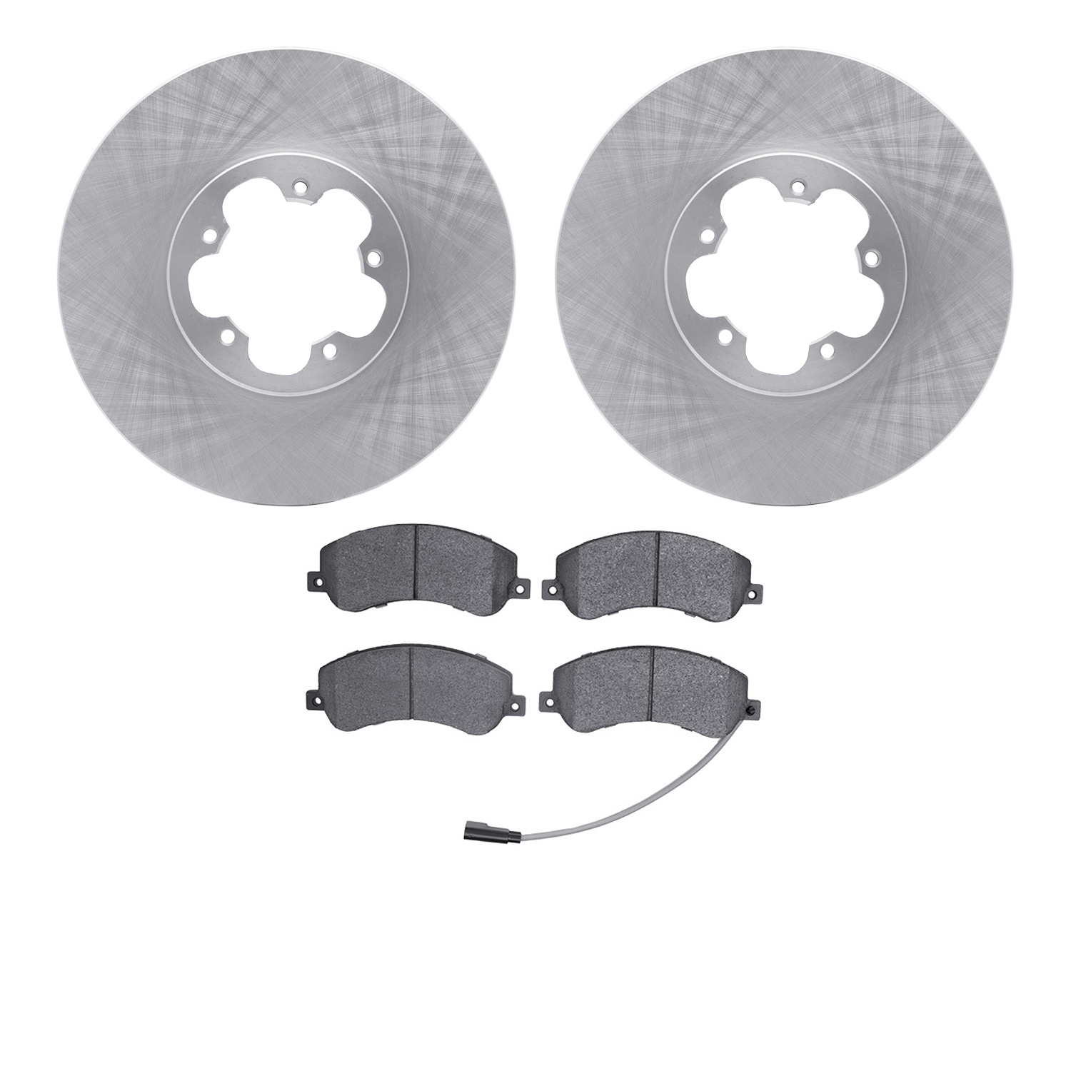 DFC Front Brake Pad and Rotor Kit — image 2