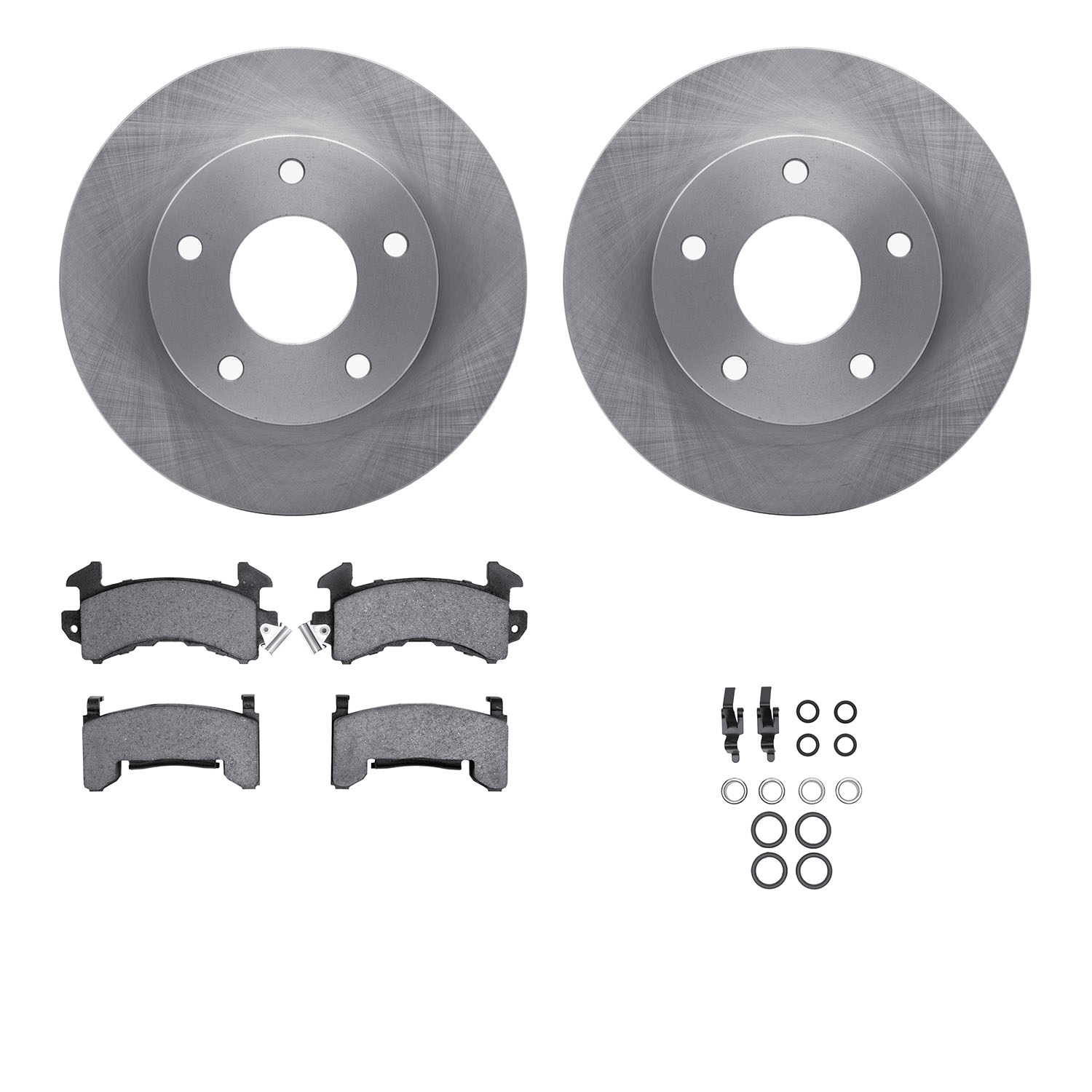 Front Drilled & Slotted Brake Rotor & Ceramic Pad Kit - 267mm, Fits Chevy S10, Blazer, Monte Carlo & More 2 thumbnail image