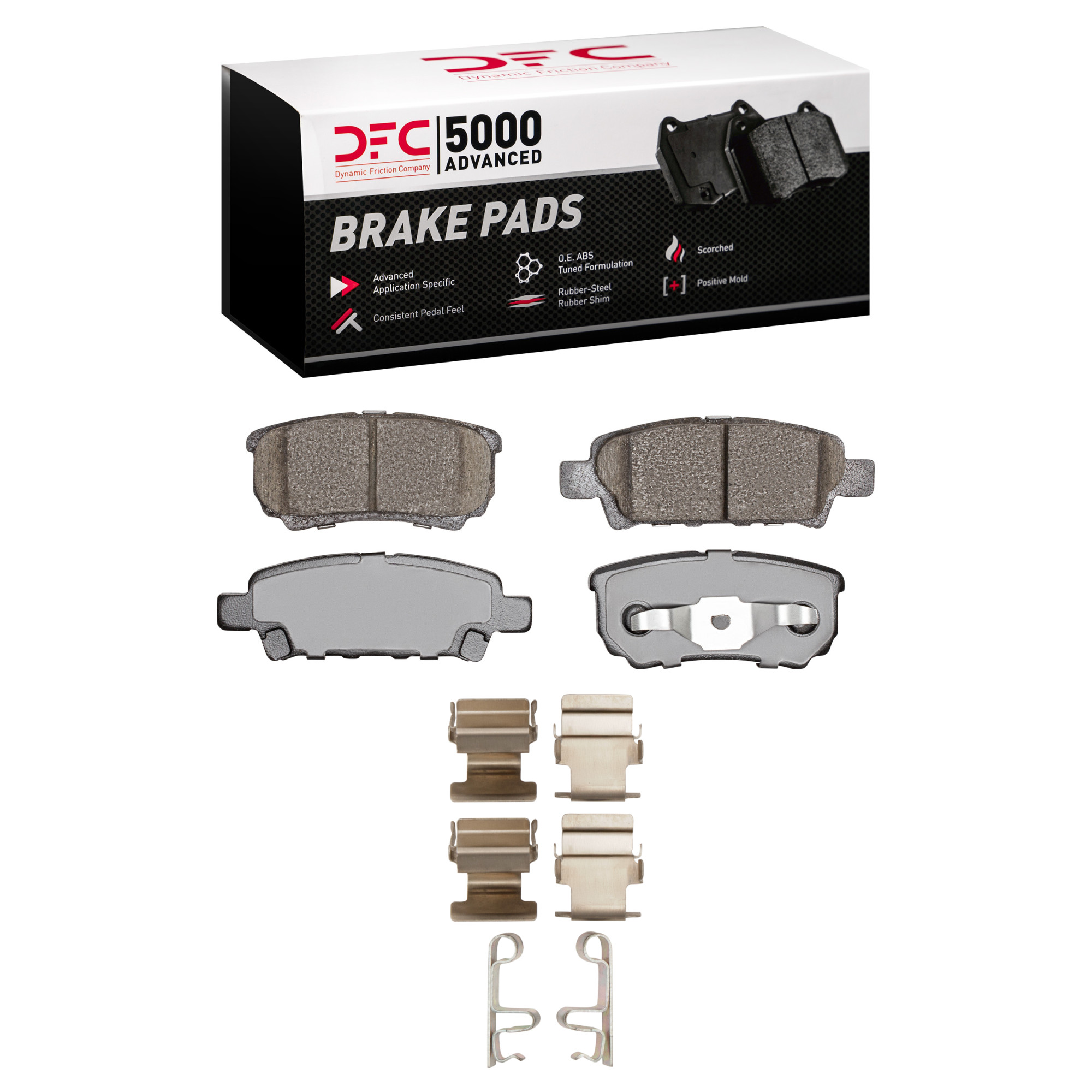 DFC DYNAMIC FRICTION COMPANY 5000 ADVANCED BRAKE PADS