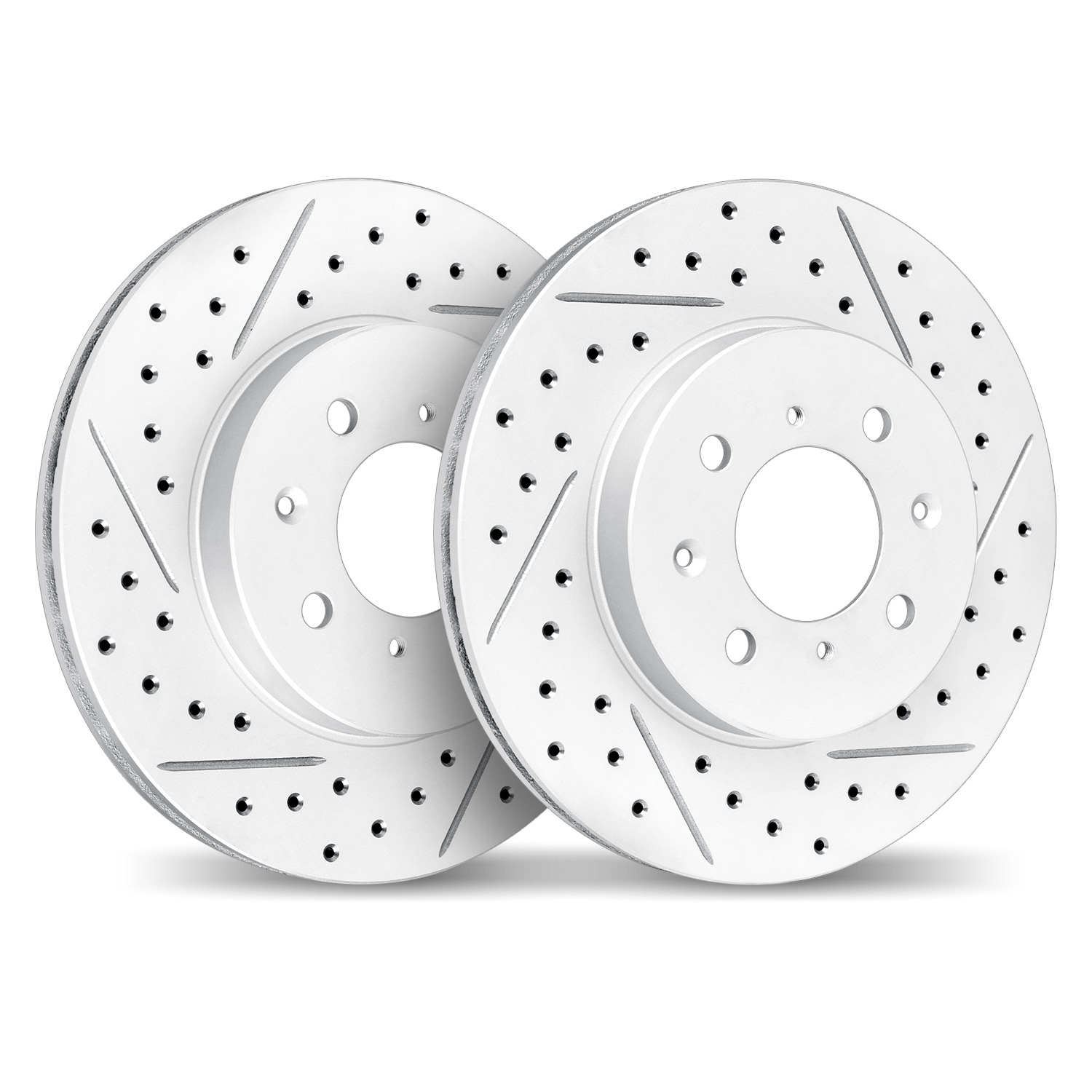 DFC Drilled Slotted Brake Rotors (Set of 2) - 2