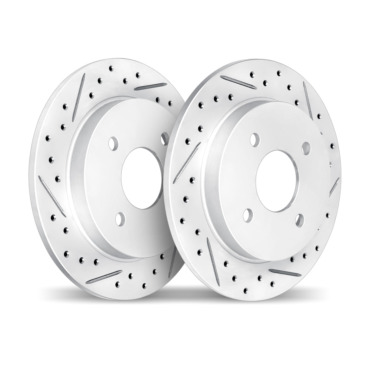 DFC Drilled Slotted Brake Rotors (Set of 2) - 2