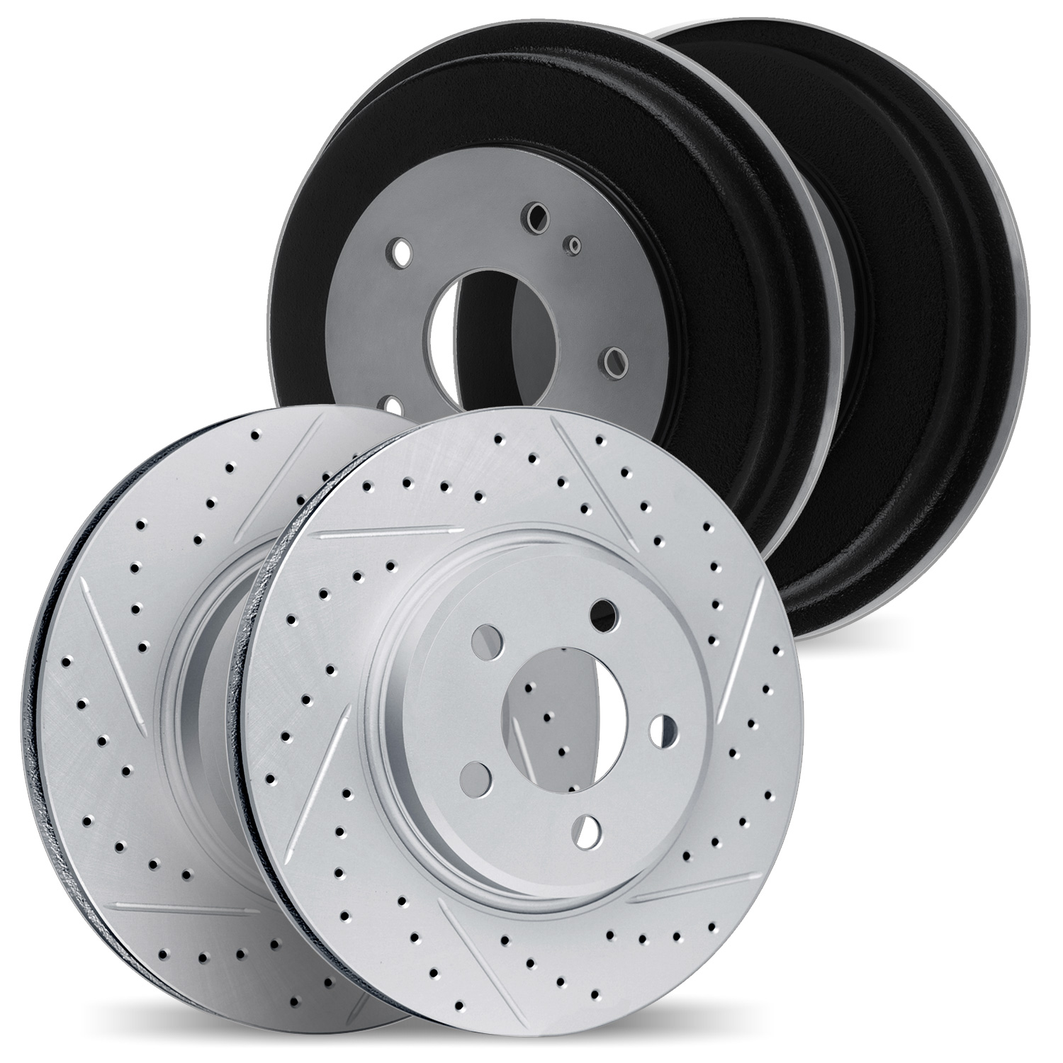 DFC Front & Rear Brake Rotors (Set of 4) - 2