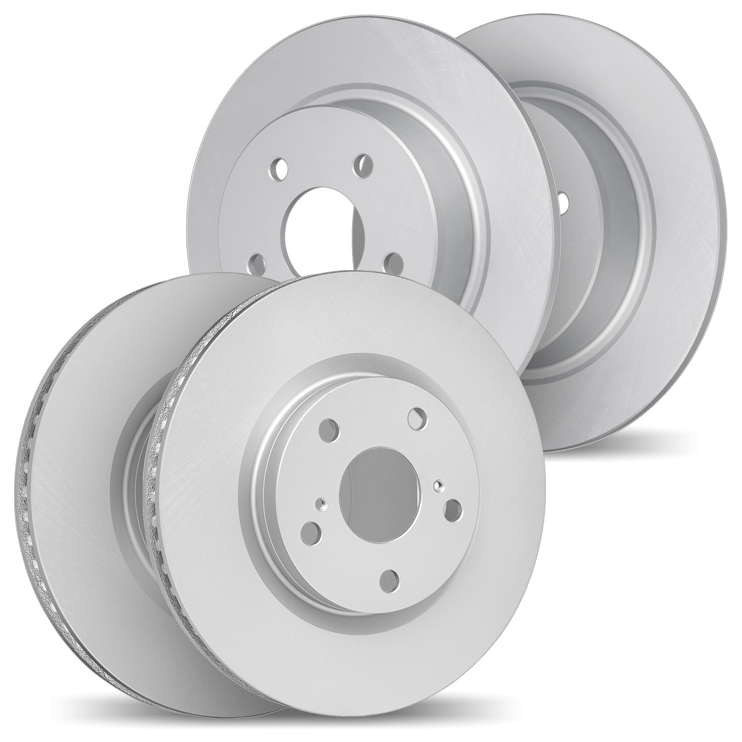 Dynamic Friction Company Front And Rear Geospec Brake Rotors Kit | 4000 - View #8