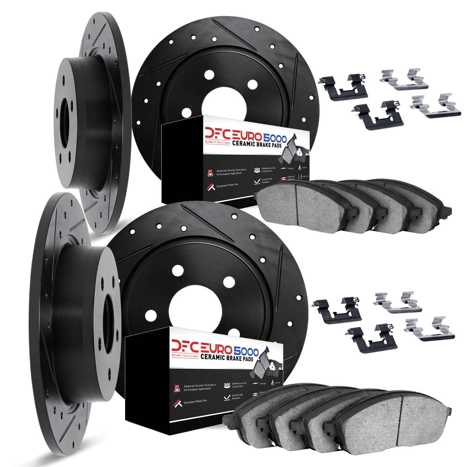 EBC USR Slotted Rear Rotors (281x10mm) | 91-95 Volvo 940 (ABS) 2.3 (Girling)