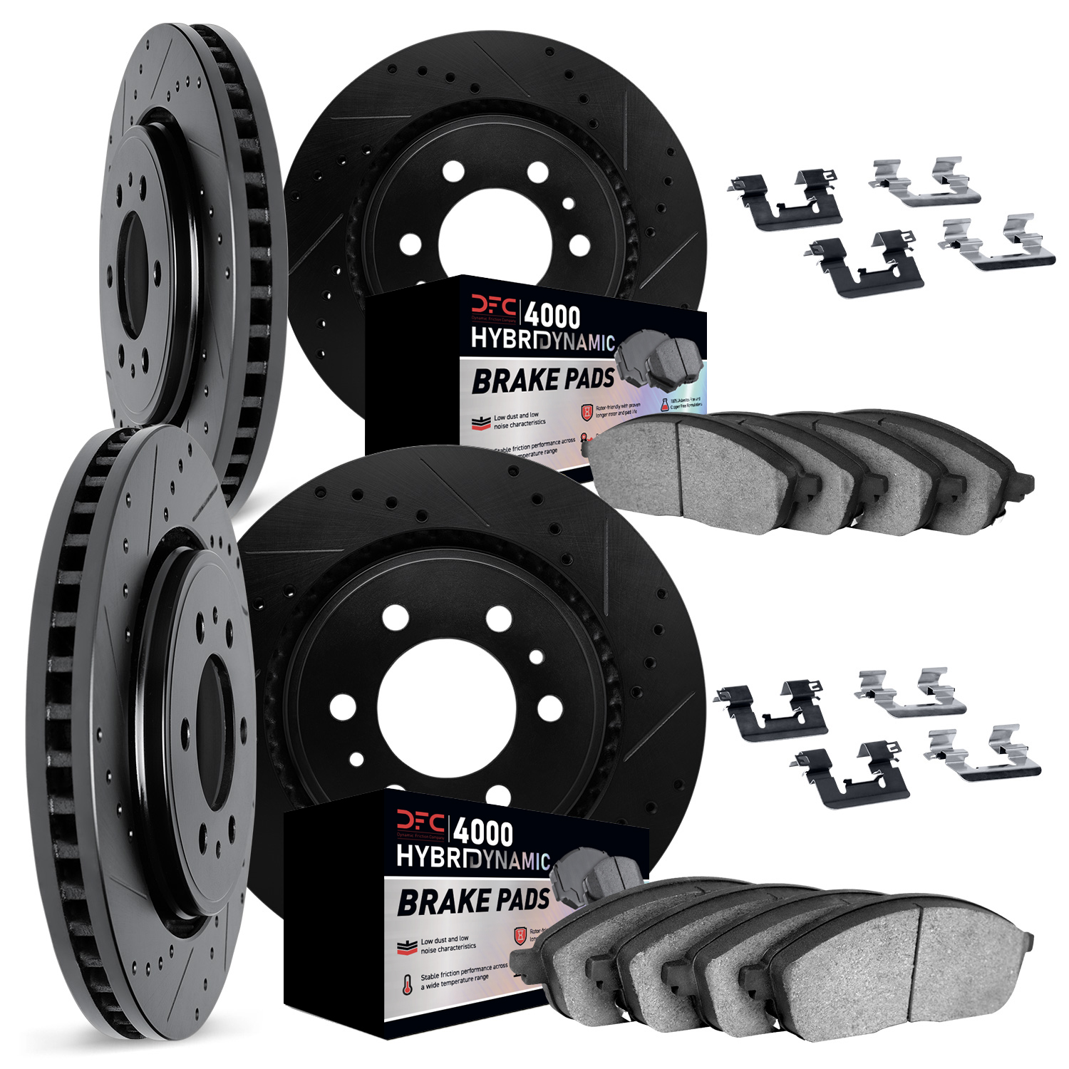 DBA 07-14 Toyota FJ Cruiser 4X4 Survival T2 Slotted Front Brake Rotor main image 1
