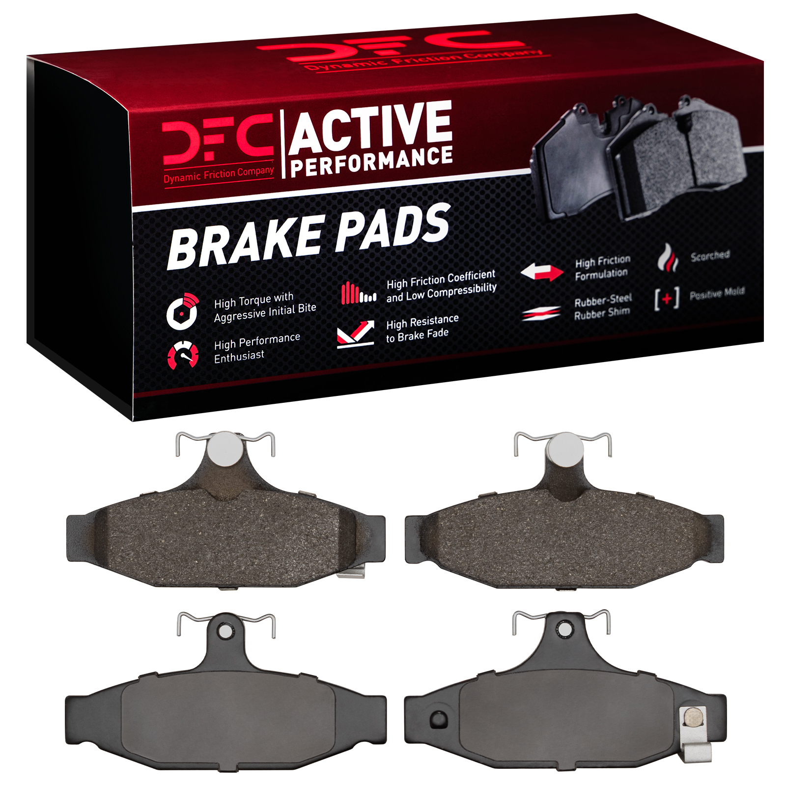 DFC Rear Drilled Slotted Brake Pad and Rotor Kit - 3