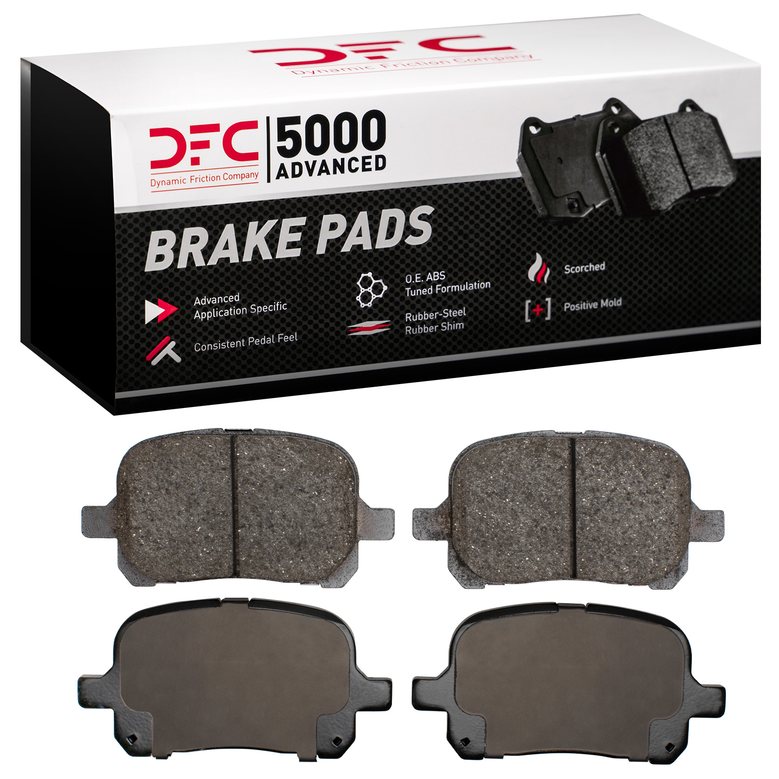 Dynamic Friction 5000 Advanced Brake Pads Without Hardware - 1551-0707-00 — image 7