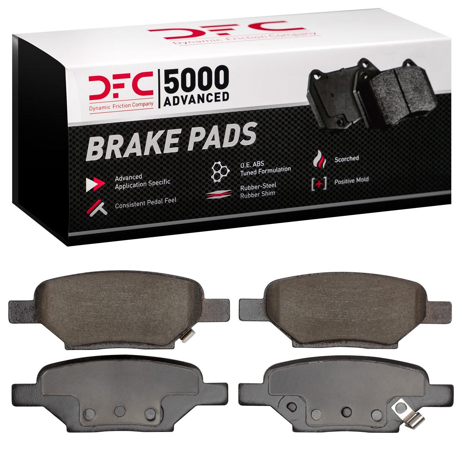 DFC Rear Brake Pads (4 Pads) - 8