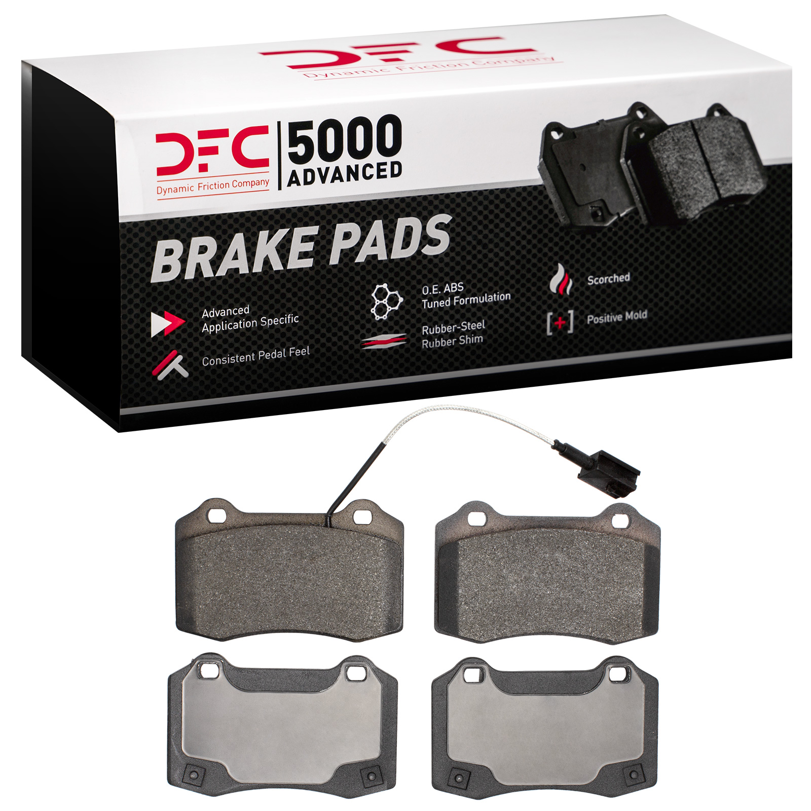 Dynamic Friction 5000 Advanced Brake Pads Without Hardware - 1551-1270-00 - 8
