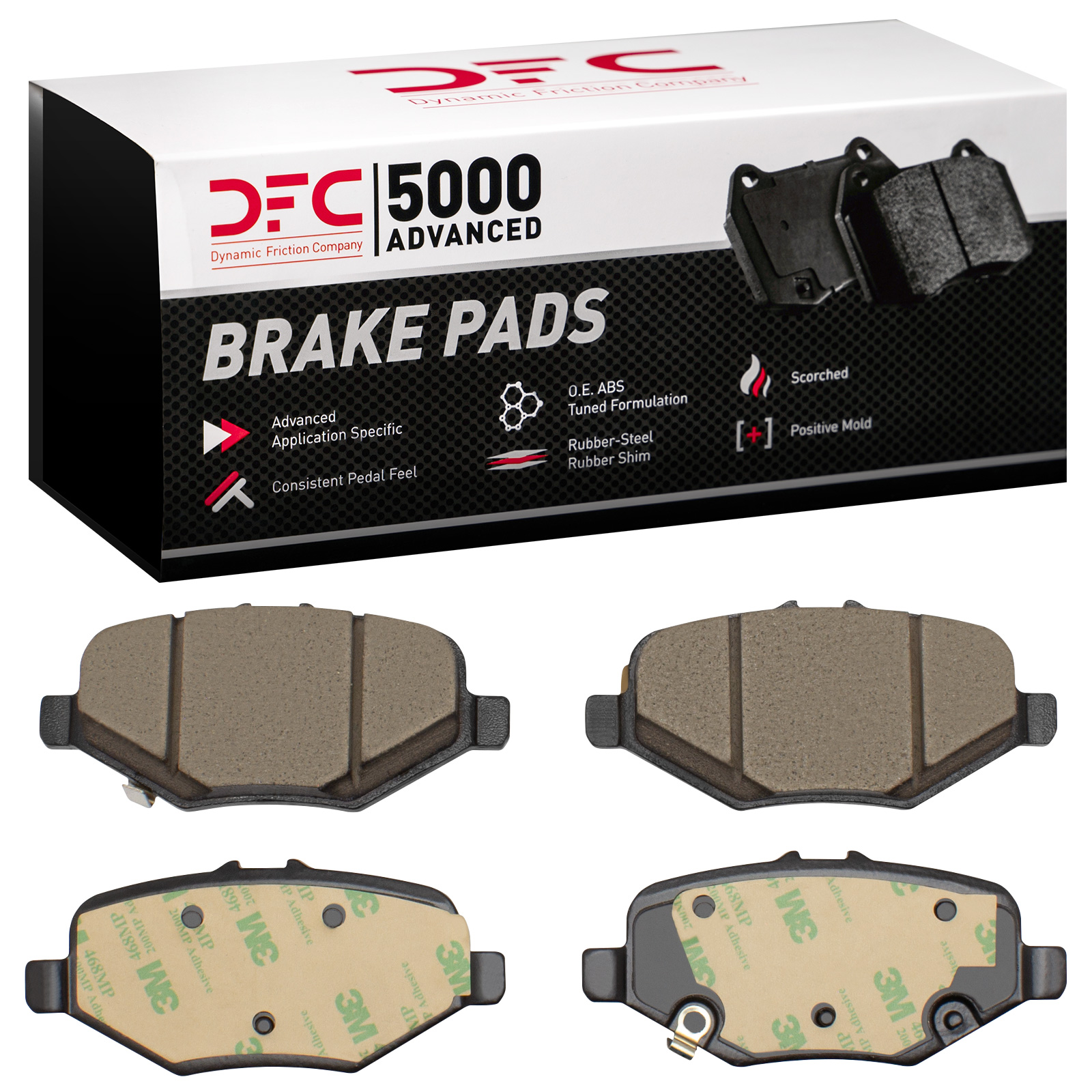 DFC 5000 Advanced Ceramic Brake Pads (4 Pads) - 8