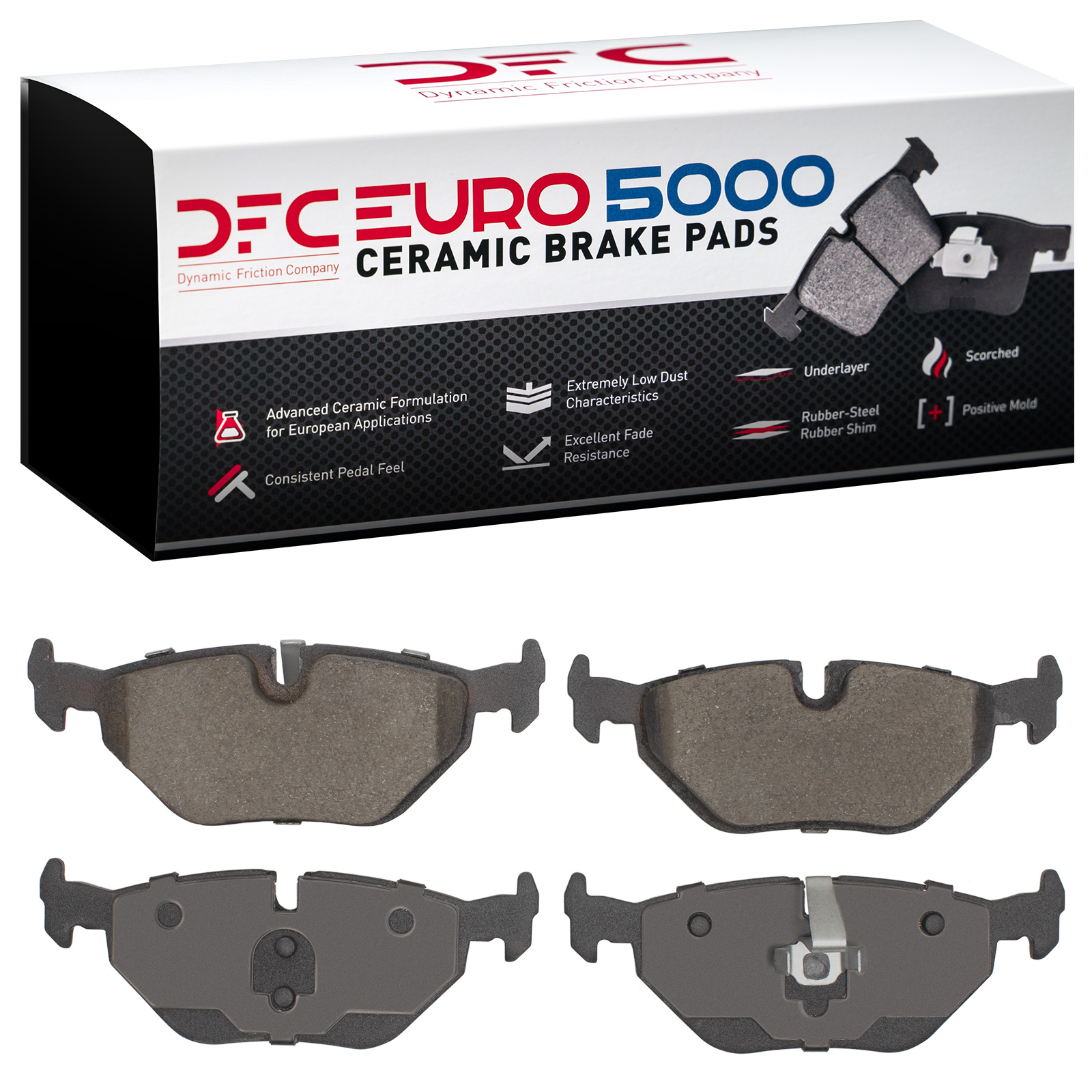 DFC Front & Rear Drilled Slotted Brake Pad and Rotor Kit - 8