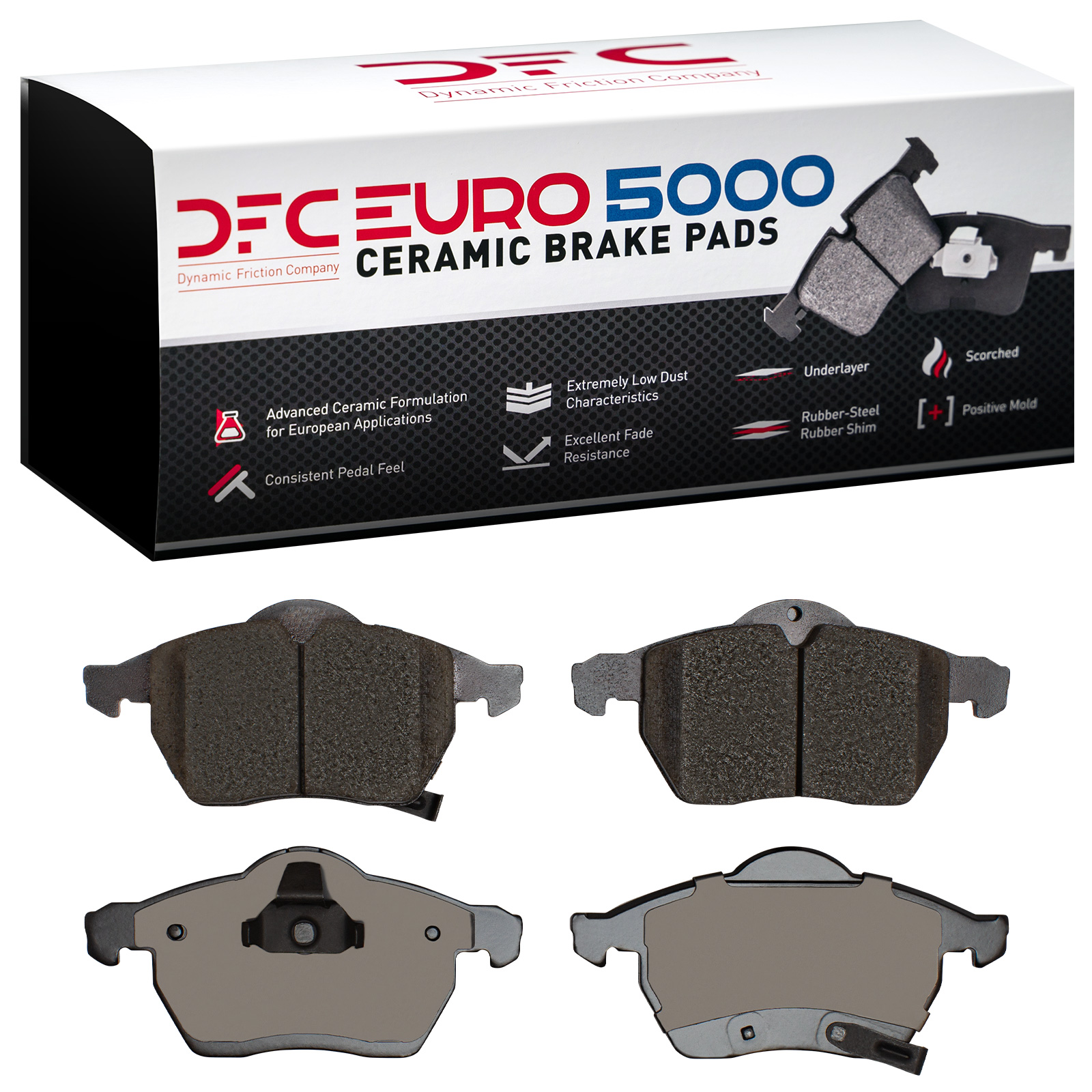 DFC Front & Rear Drilled Slotted Brake Pad and Rotor Kit - 6