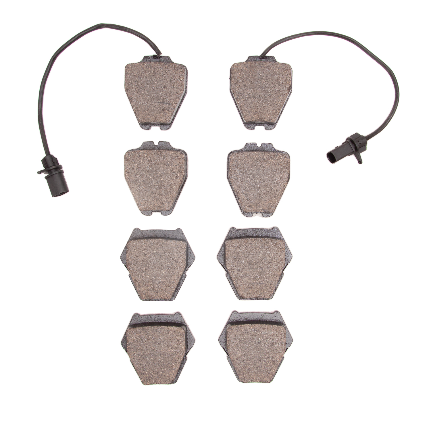 Dynamic Friction 5000 Euro Ceramic Brake Pads Without Hardware - 1600-0839-00 - 2