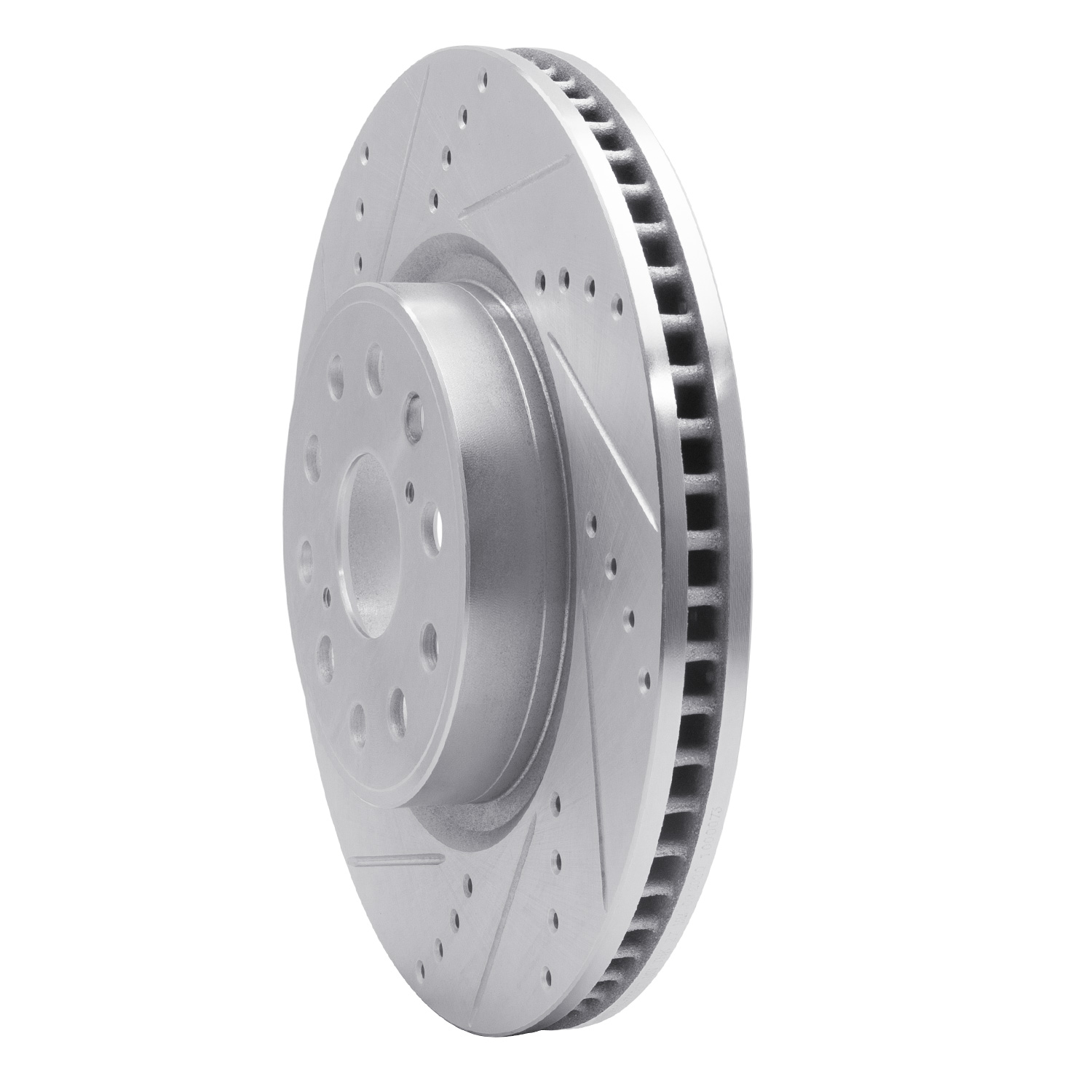 Lexus Rotor Color 2013 Lexus LS460 DFC Brake Rotor - Drilled and Slotted - Silver