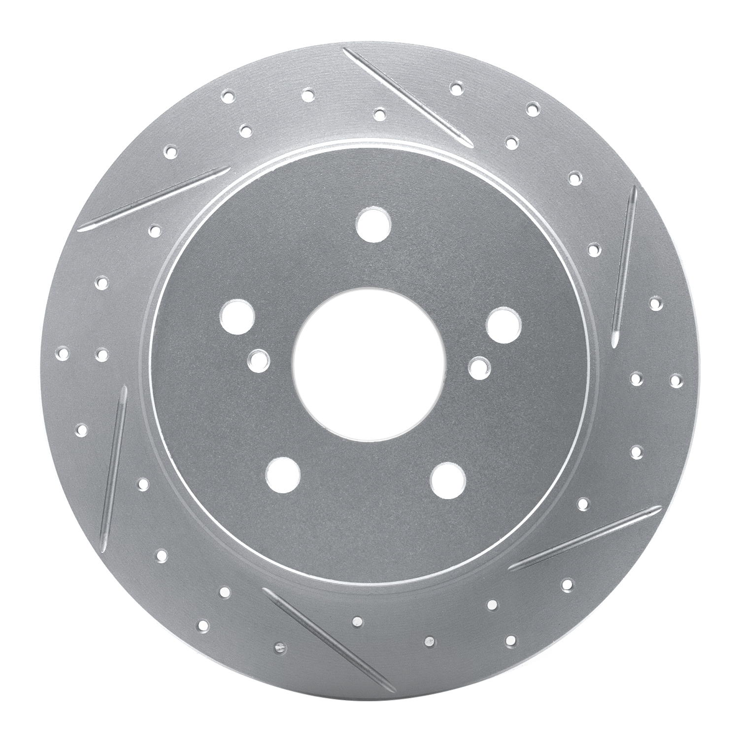 DFC Rear Drilled Slotted Brake Rotors (Set of 2) - 4
