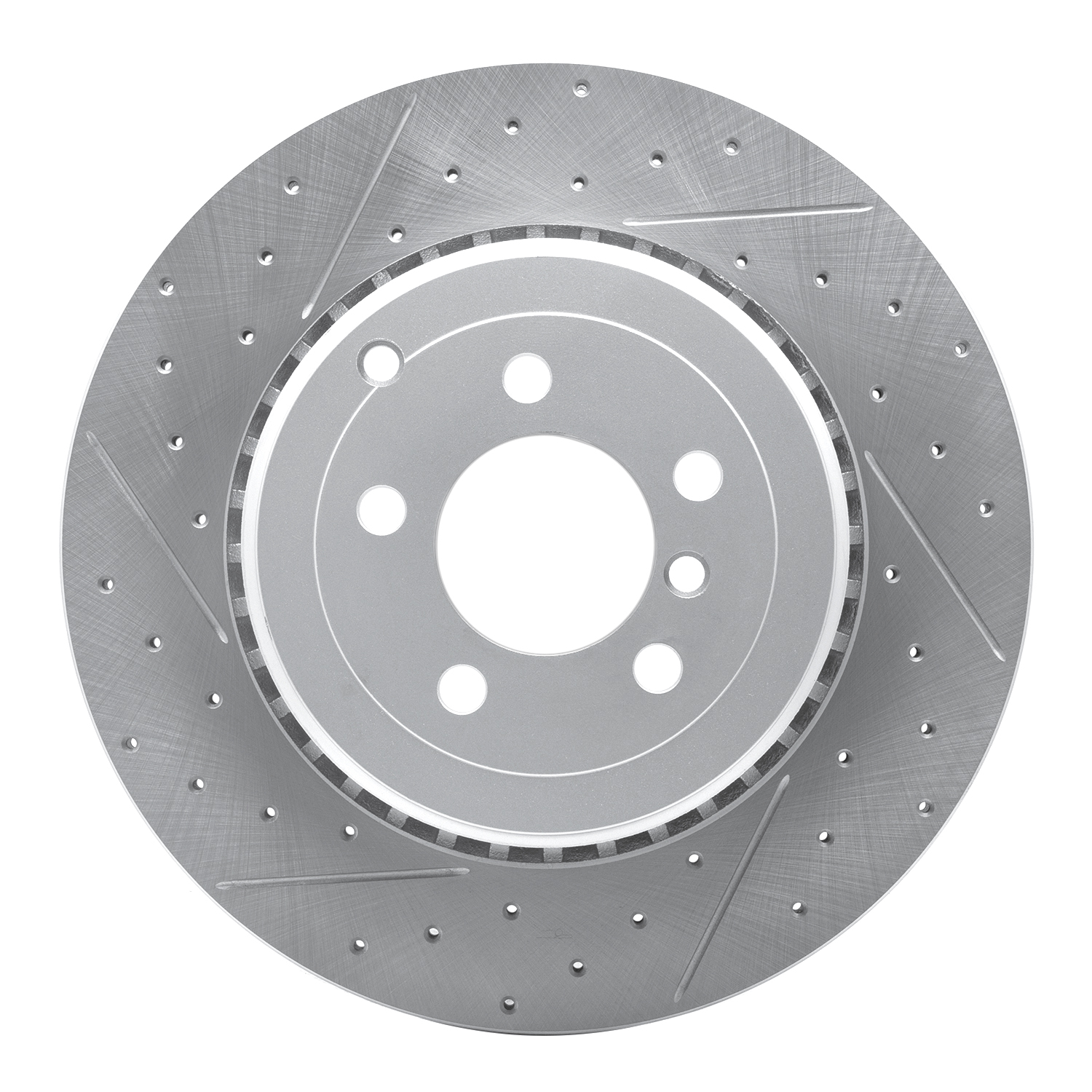 DFC Rear Drilled Slotted Brake Rotors (Set of 2) - 4