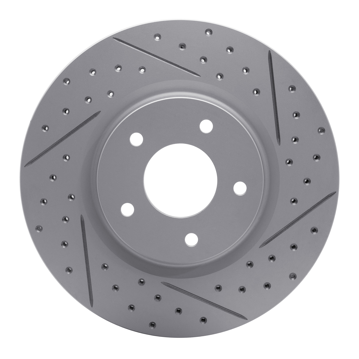 DFC Front & Rear Drilled Slotted Brake Rotors (Set of 4) - 5