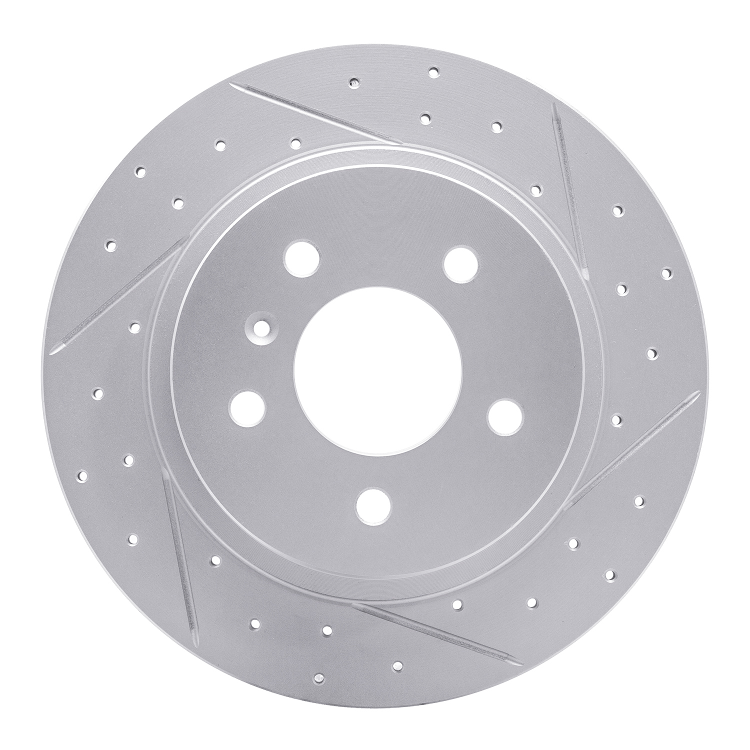 DFC Rear Drilled Slotted Brake Rotors (Set of 2) - 4