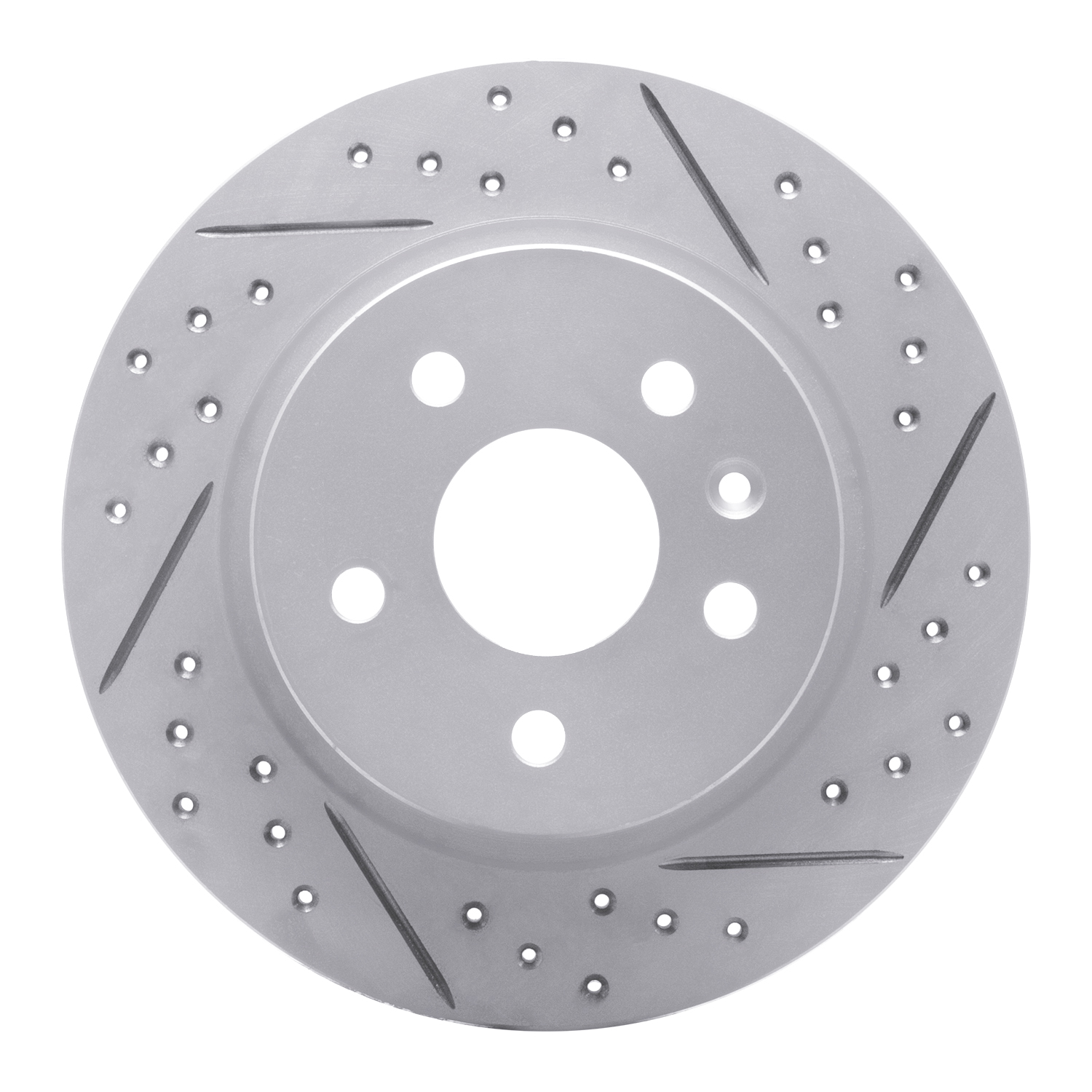DFC Rear Drilled Slotted Brake Rotors (Set of 2) - 6