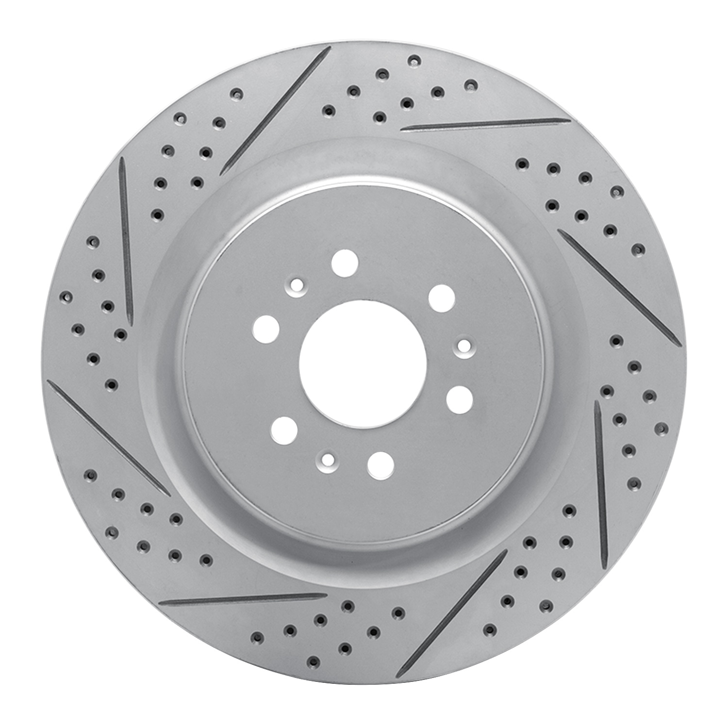 DFC Rear Drilled Slotted Brake Rotors (Set of 2) - 4
