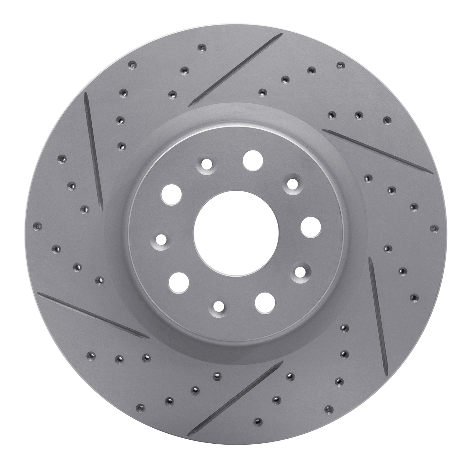 DFC Front Drilled Slotted Brake Pad and Rotor Kit - 6