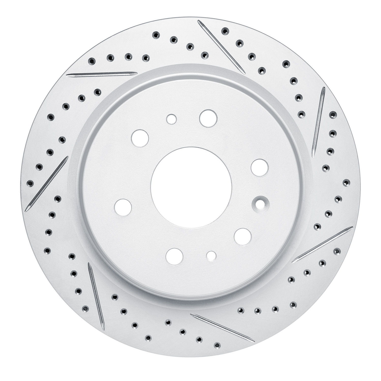 DFC Front & Rear Drilled Slotted Brake Rotors (Set of 4) - Main Image