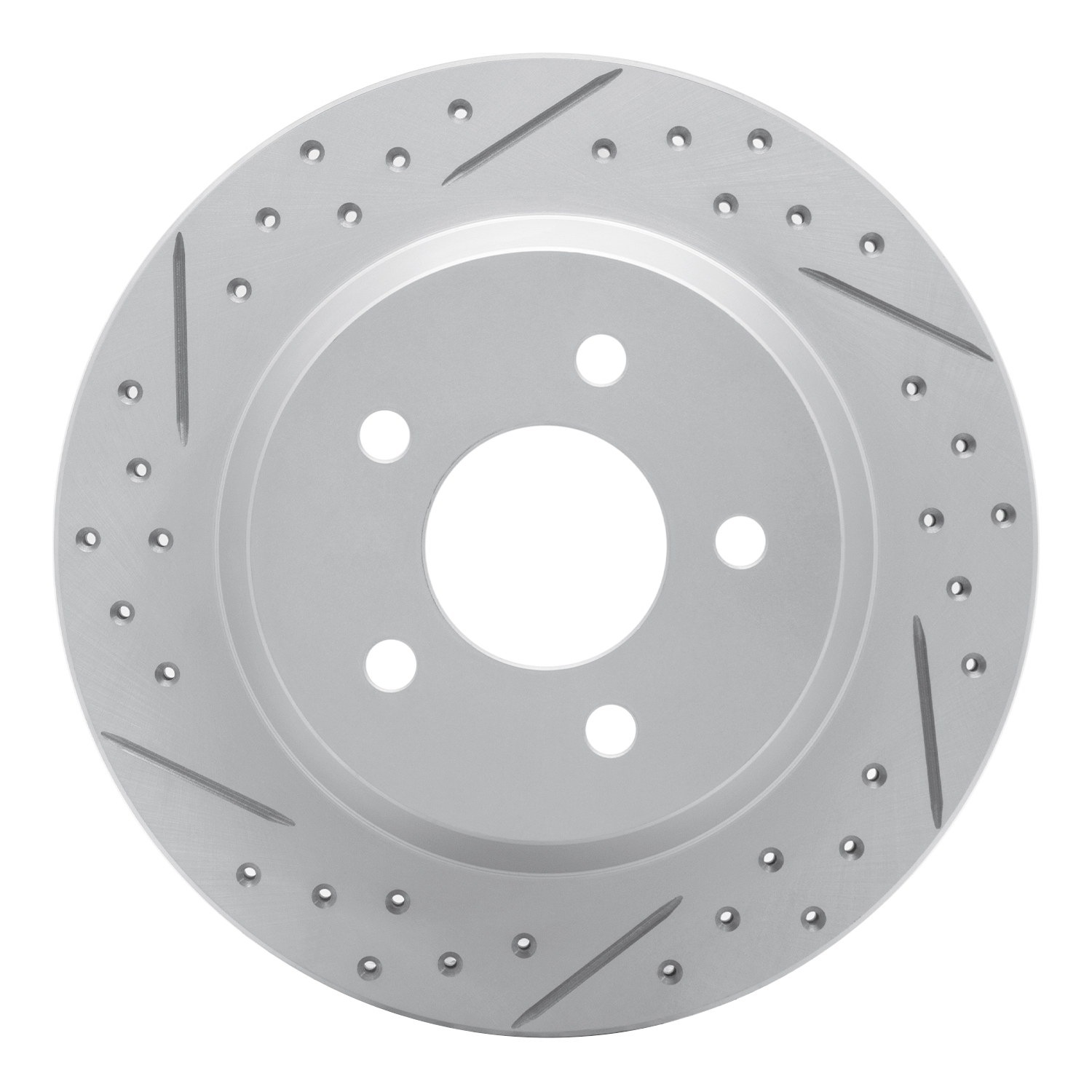 DFC Rear Drilled Slotted Brake Rotors (Set of 2) - 6