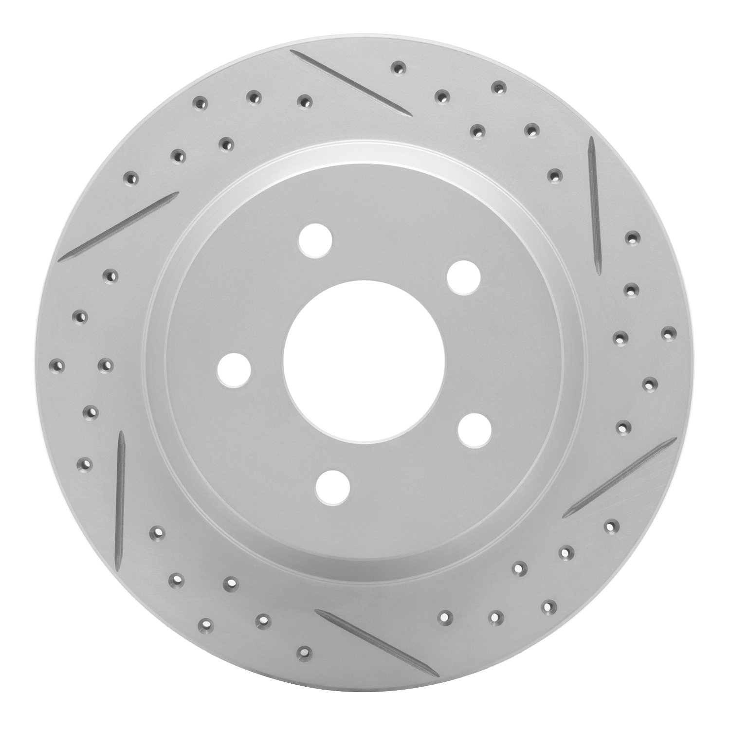 DFC Rear Drilled Slotted Brake Rotors (Set of 2) - 4