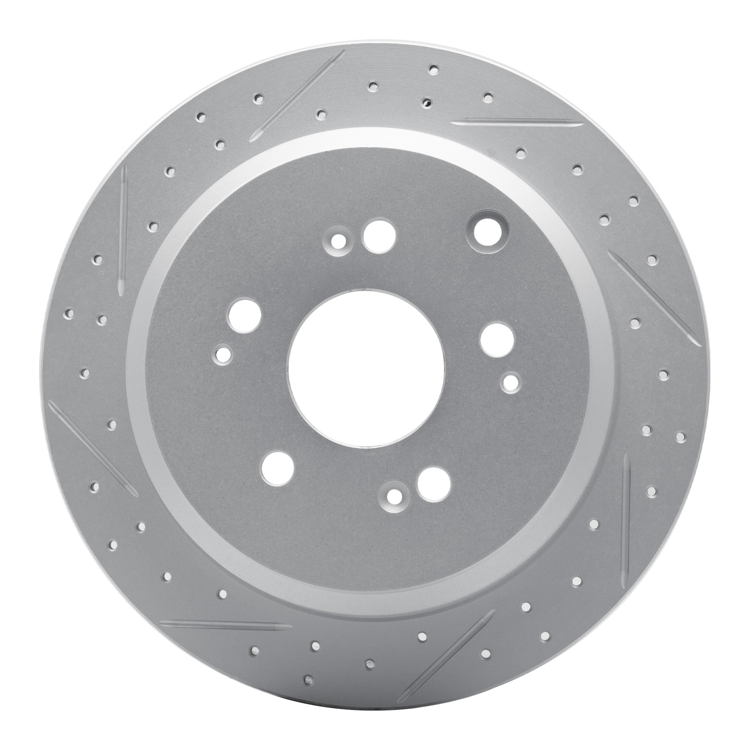 DFC Rear Drilled Slotted Brake Rotors (Set of 2) - 4