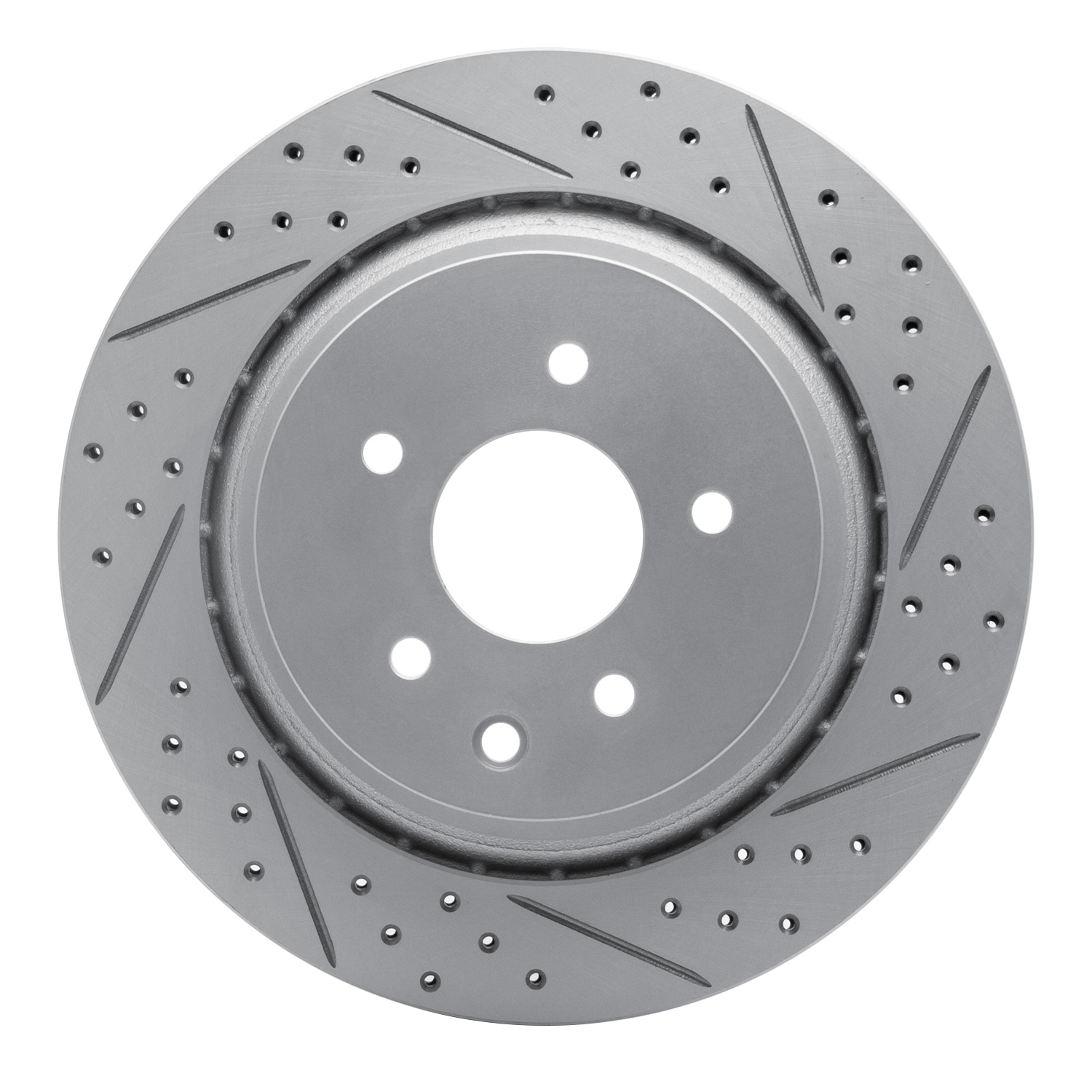 DFC Rear Drilled Slotted Brake Rotors (Set of 2) - 4