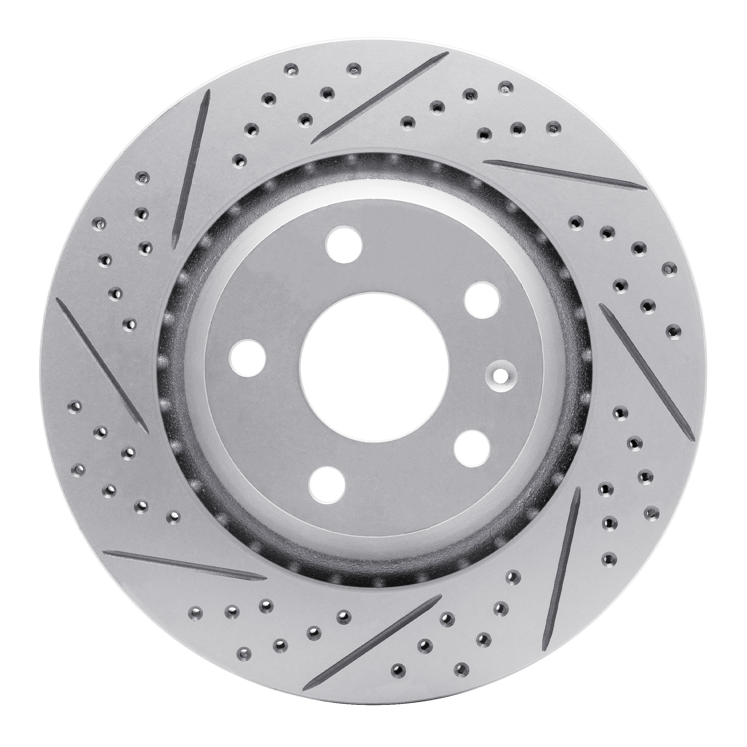 DFC Rear Drilled Slotted Brake Rotors (Set of 2) - 6