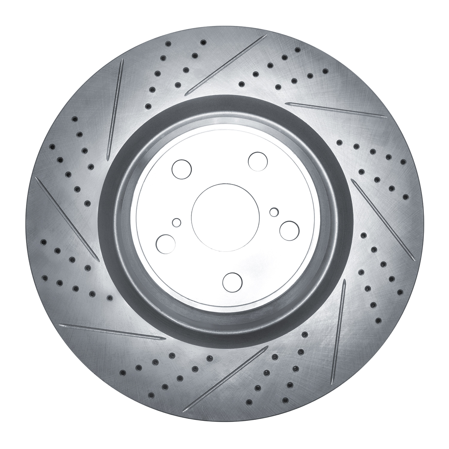 DFC Front Drilled Slotted Brake Rotors (Set of 2) - 3