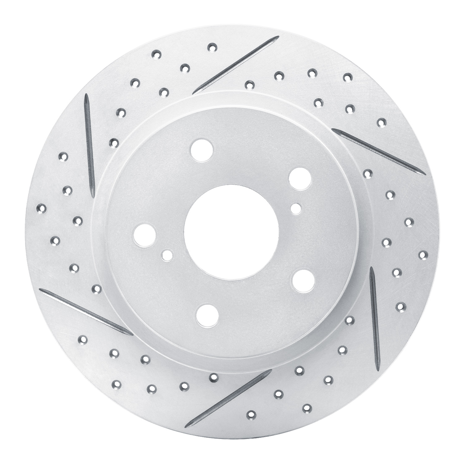 DFC Rear Drilled Slotted Brake Rotors (Set of 2) - 4