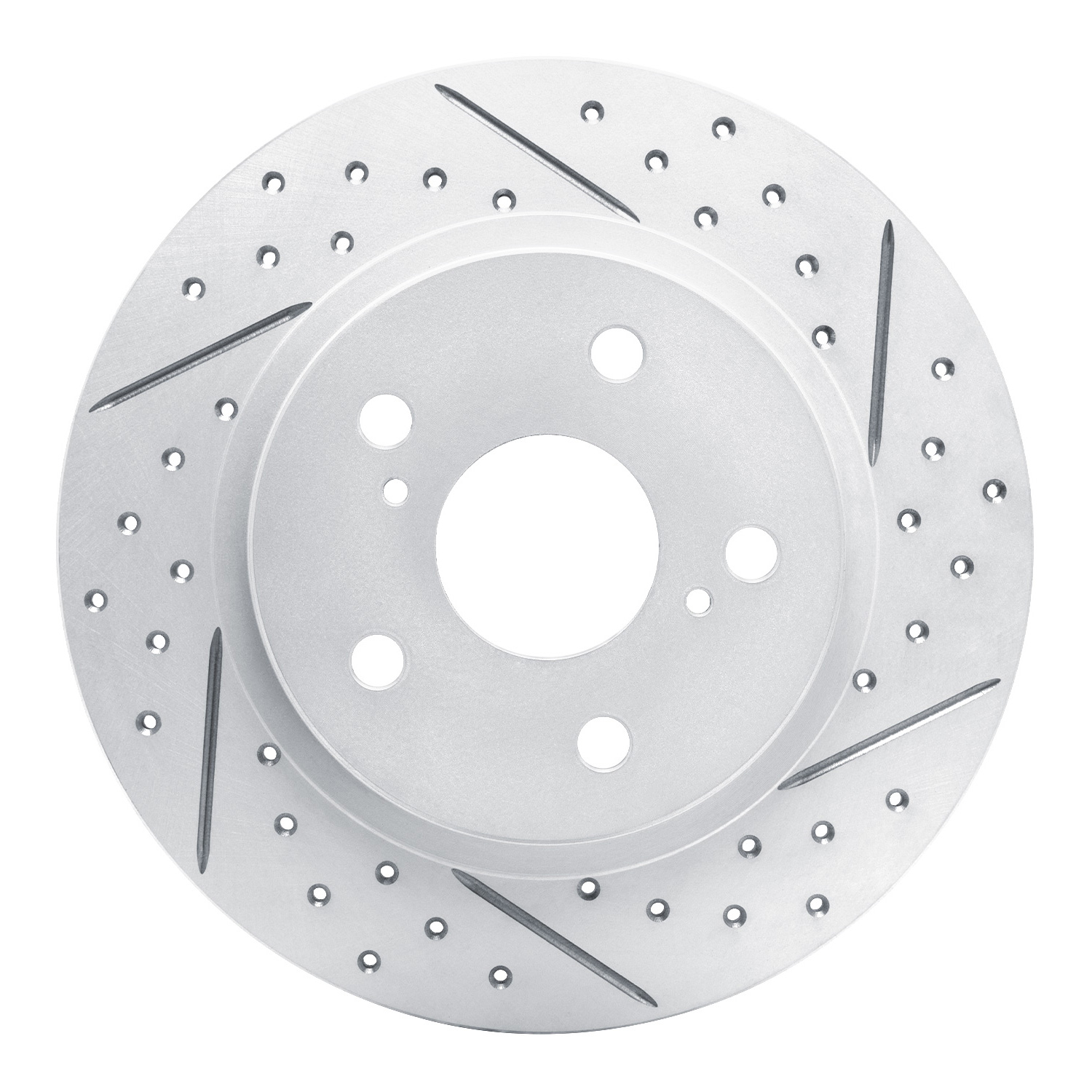 DFC Rear Drilled Slotted Brake Rotors (Set of 2) - 3