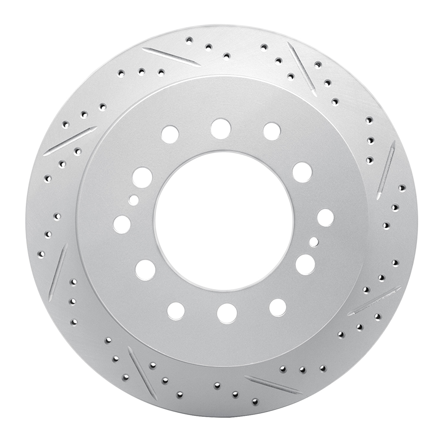 DFC Rear Drilled Slotted Brake Rotors (Set of 2) - 4