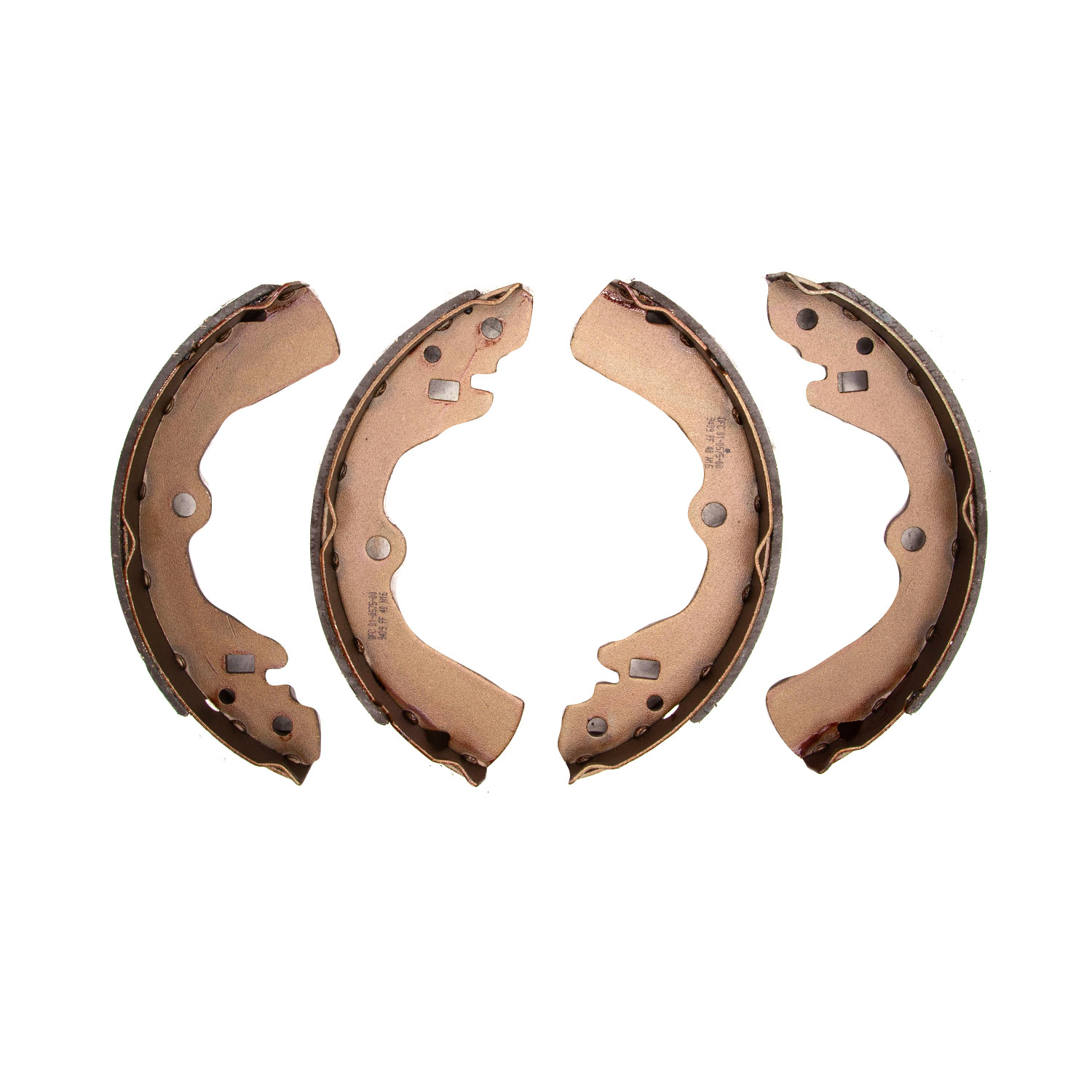 Dynamic Friction True-Arc Bonded Brake Shoes - 1901-0575-00 - 3