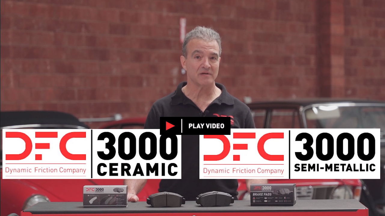 Dynamic Friction Company 5000 Advanced Brake Pads Semi Metallic and Hardware Kit